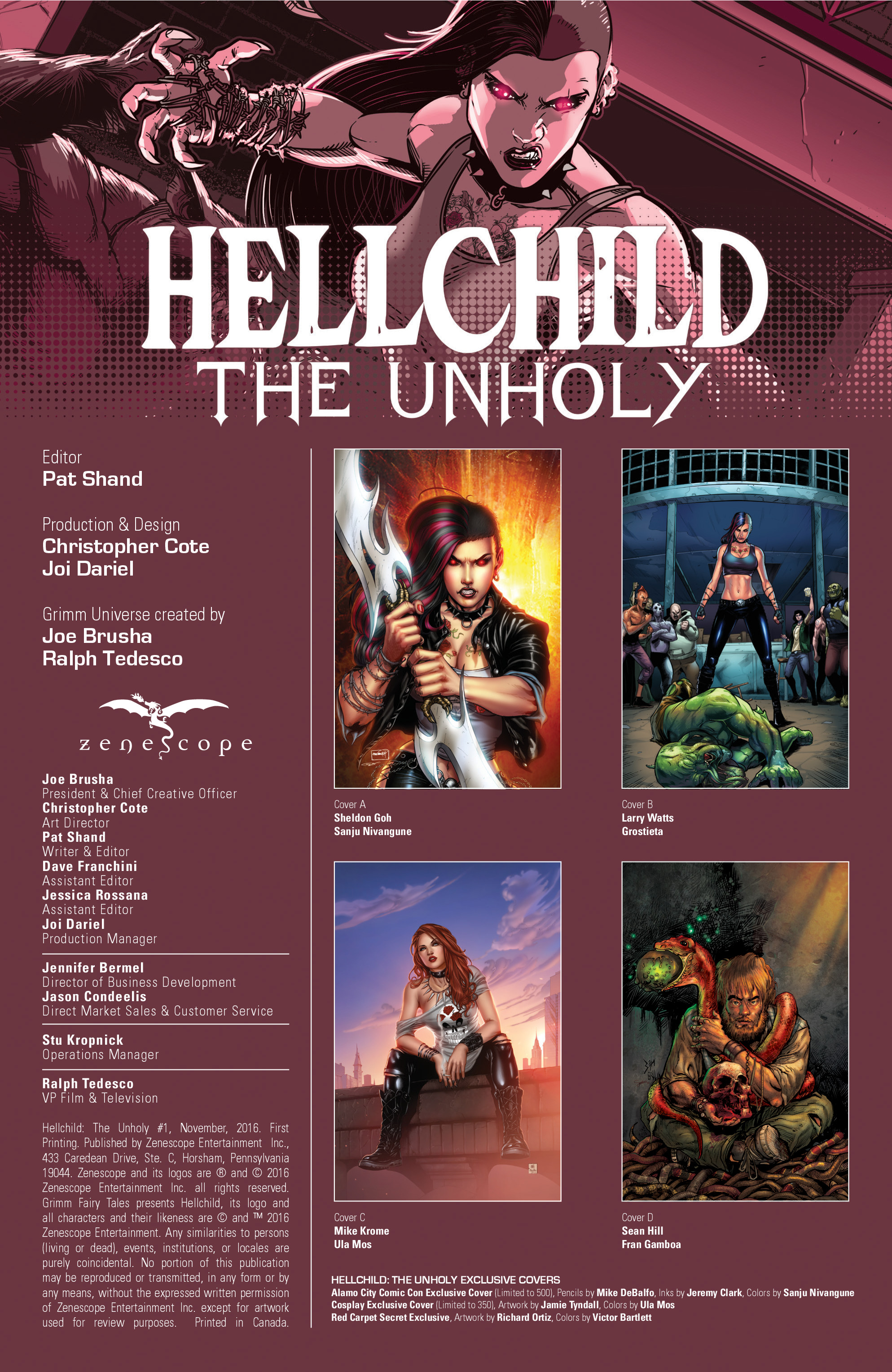 Read online Hellchild: The Unholy comic -  Issue #1 - 3