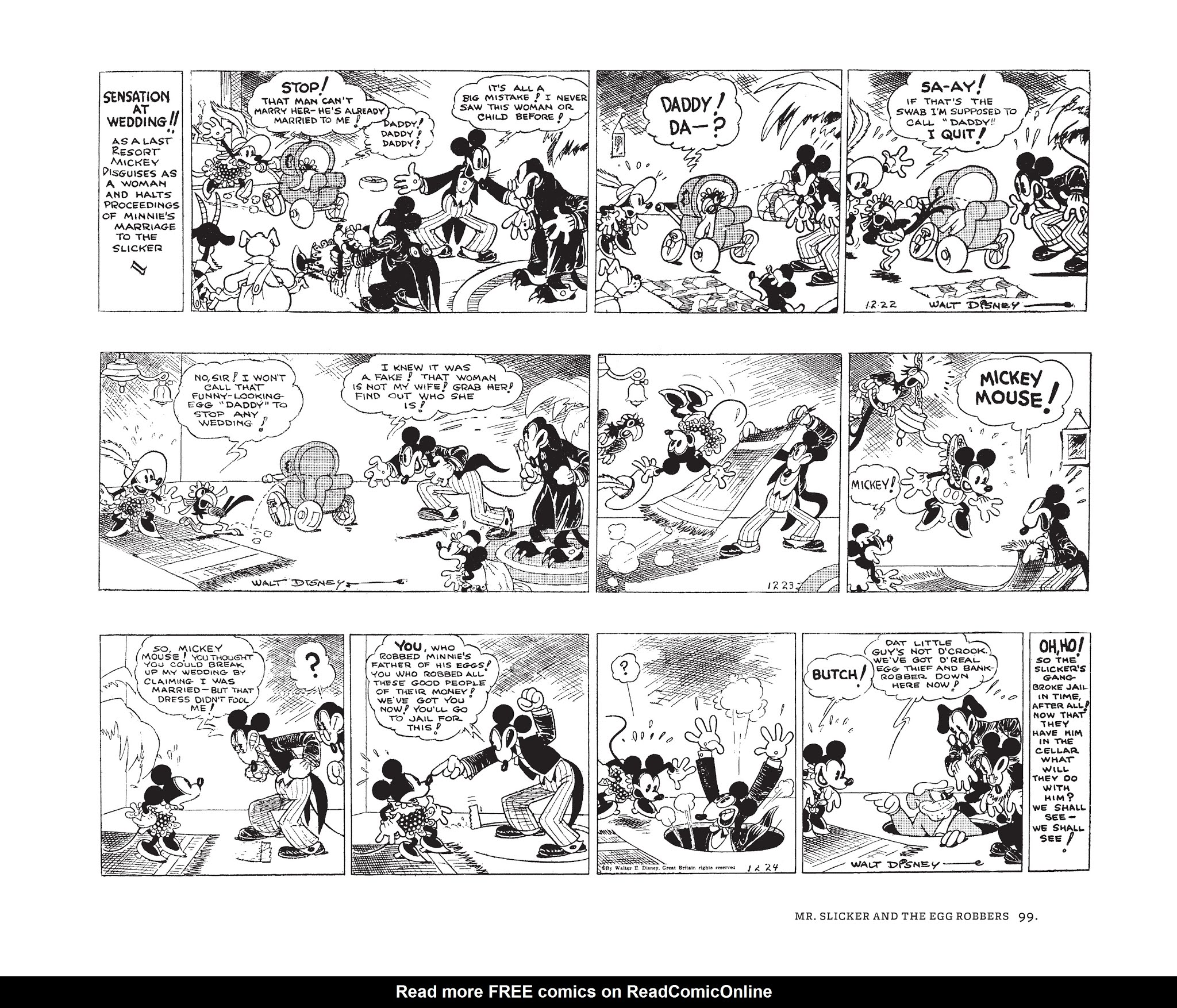 Read online Walt Disney's Mickey Mouse by Floyd Gottfredson comic -  Issue # TPB 1 (Part 1) - 99