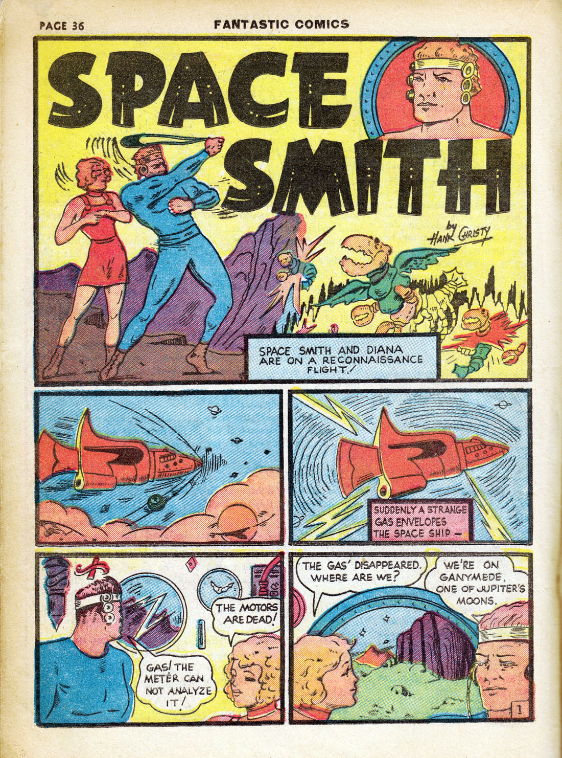 Read online Fantastic Comics comic -  Issue #7 - 38