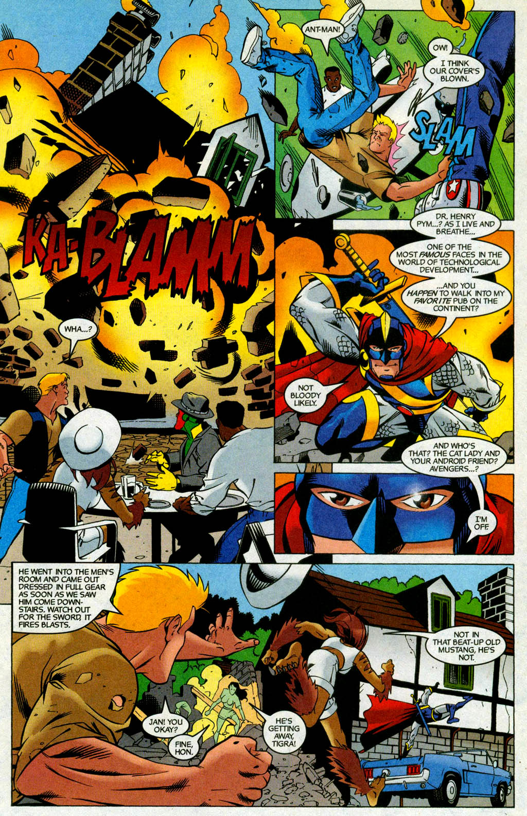 Read online Avengers United They Stand comic -  Issue #4 - 4