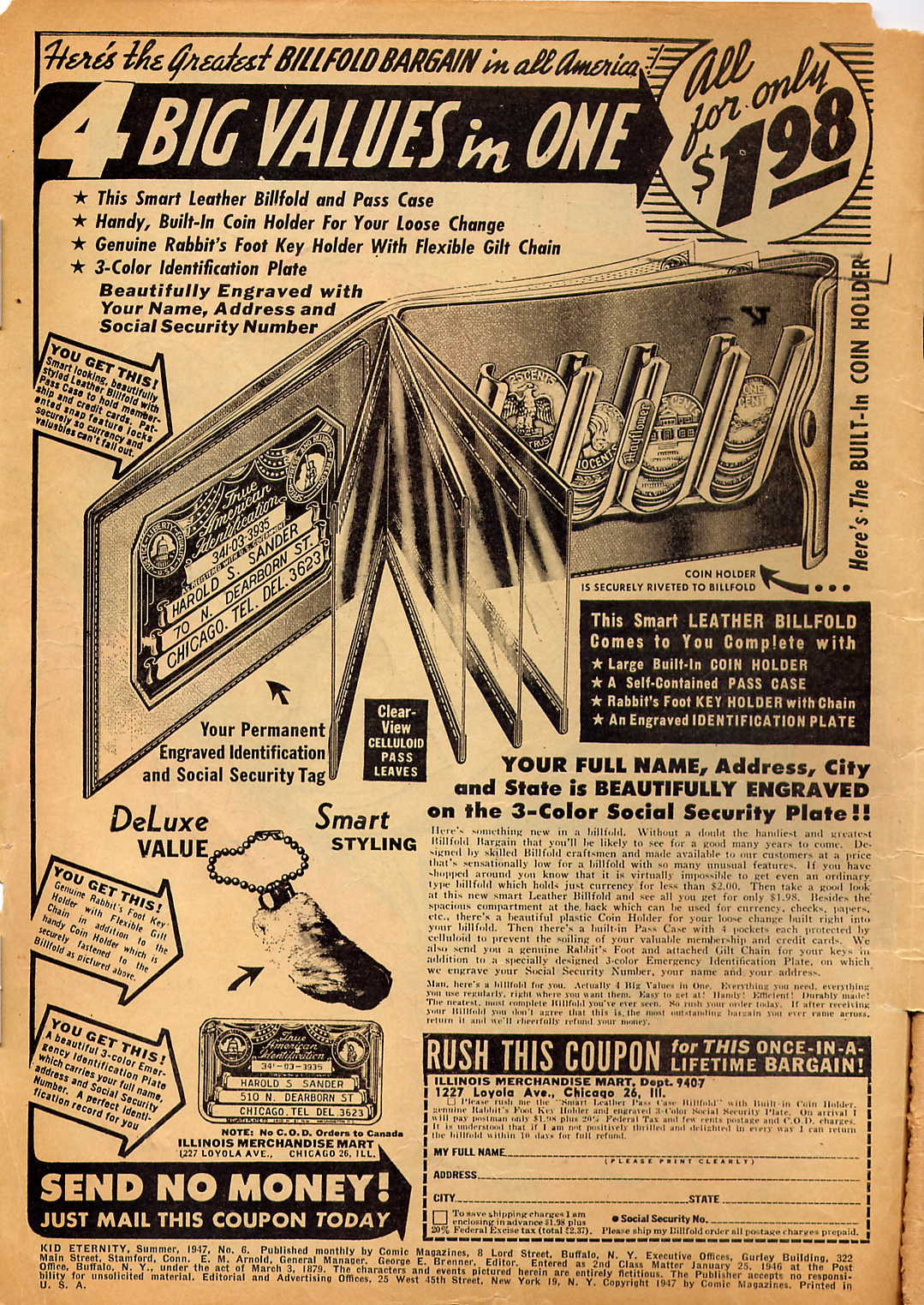 Read online Kid Eternity (1946) comic -  Issue #6 - 2