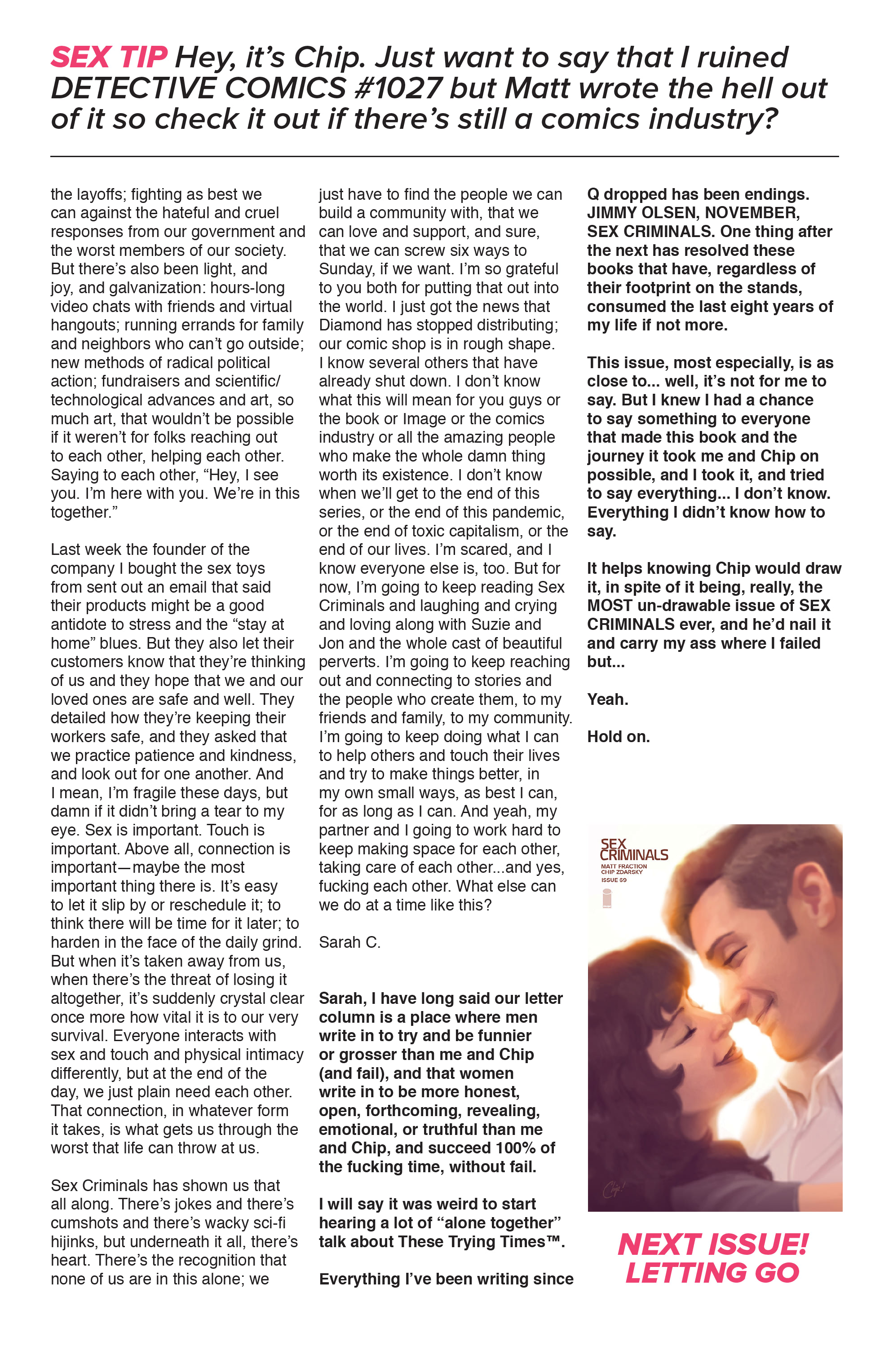 Read online Sex Criminals comic -  Issue #30 - 30