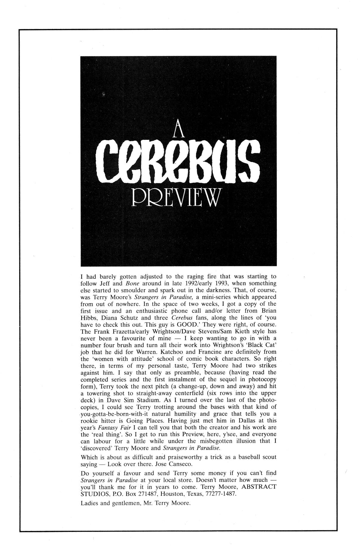 Read online Cerebus comic -  Issue #186 - 30