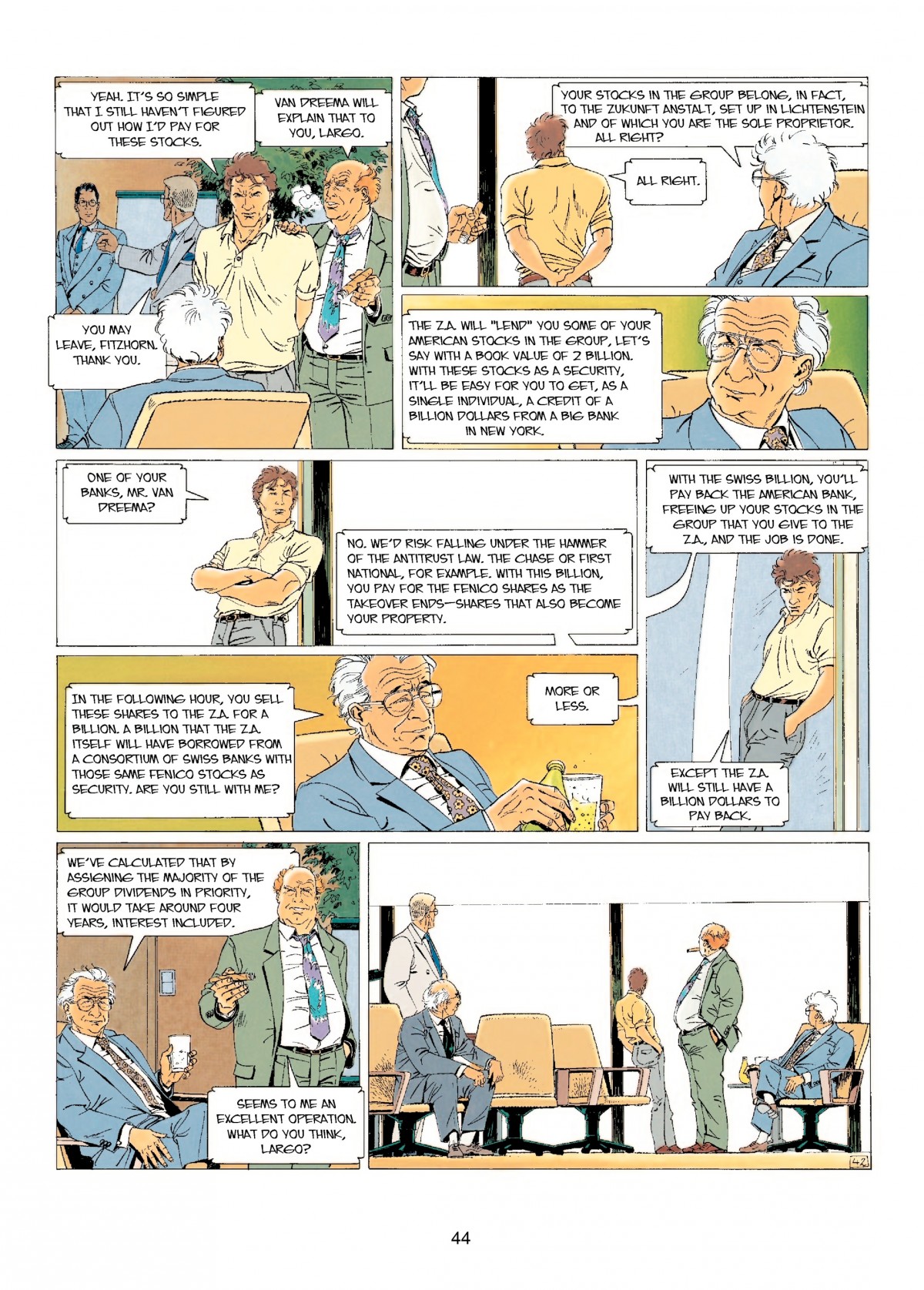 Read online Largo Winch comic -  Issue # TPB 2 - 44