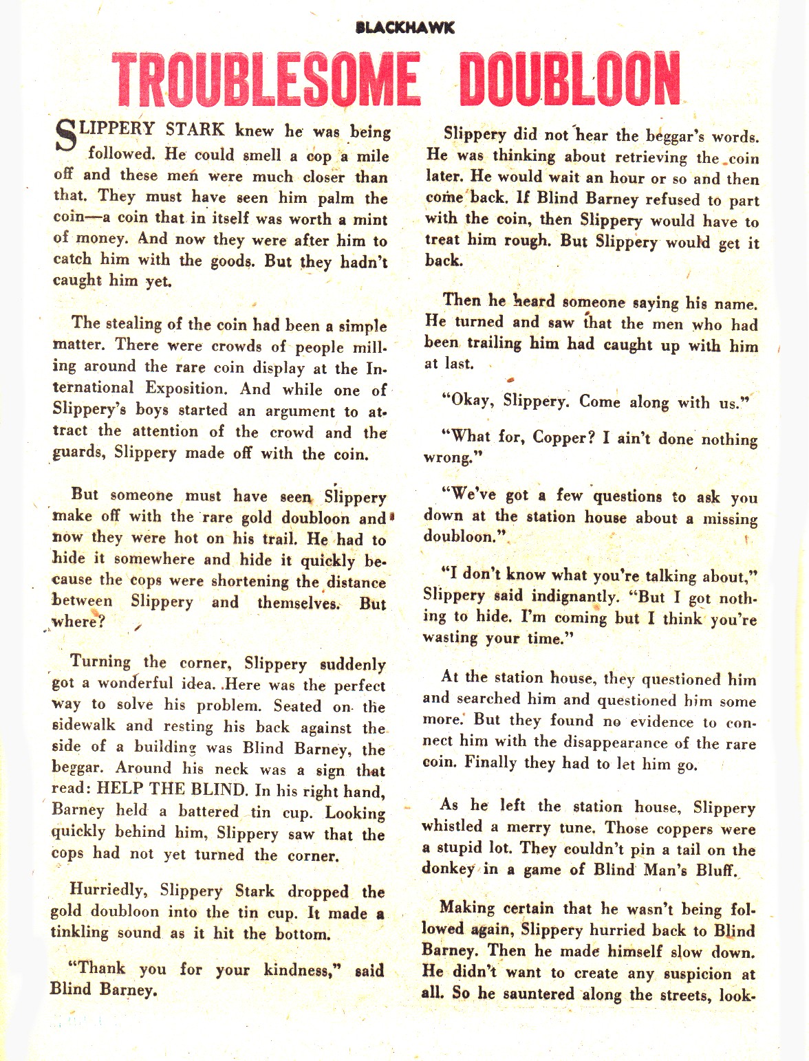 Read online Blackhawk (1957) comic -  Issue #38 - 40