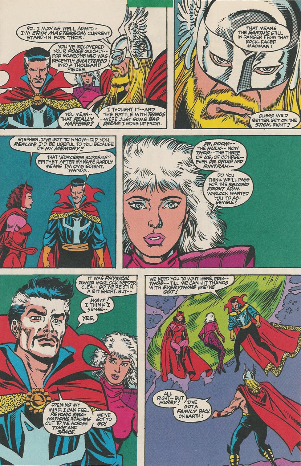 Read online Doctor Strange: Sorcerer Supreme comic -  Issue #35 - 21