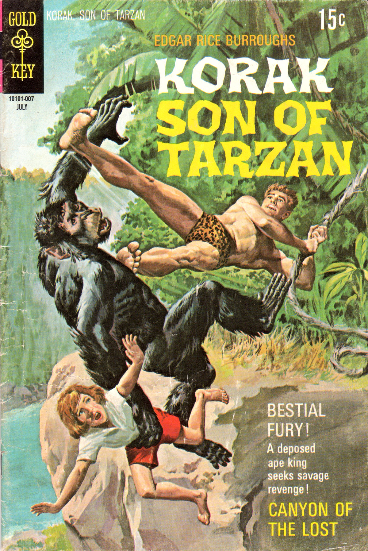 Read online Korak, Son of Tarzan (1964) comic -  Issue #36 - 1