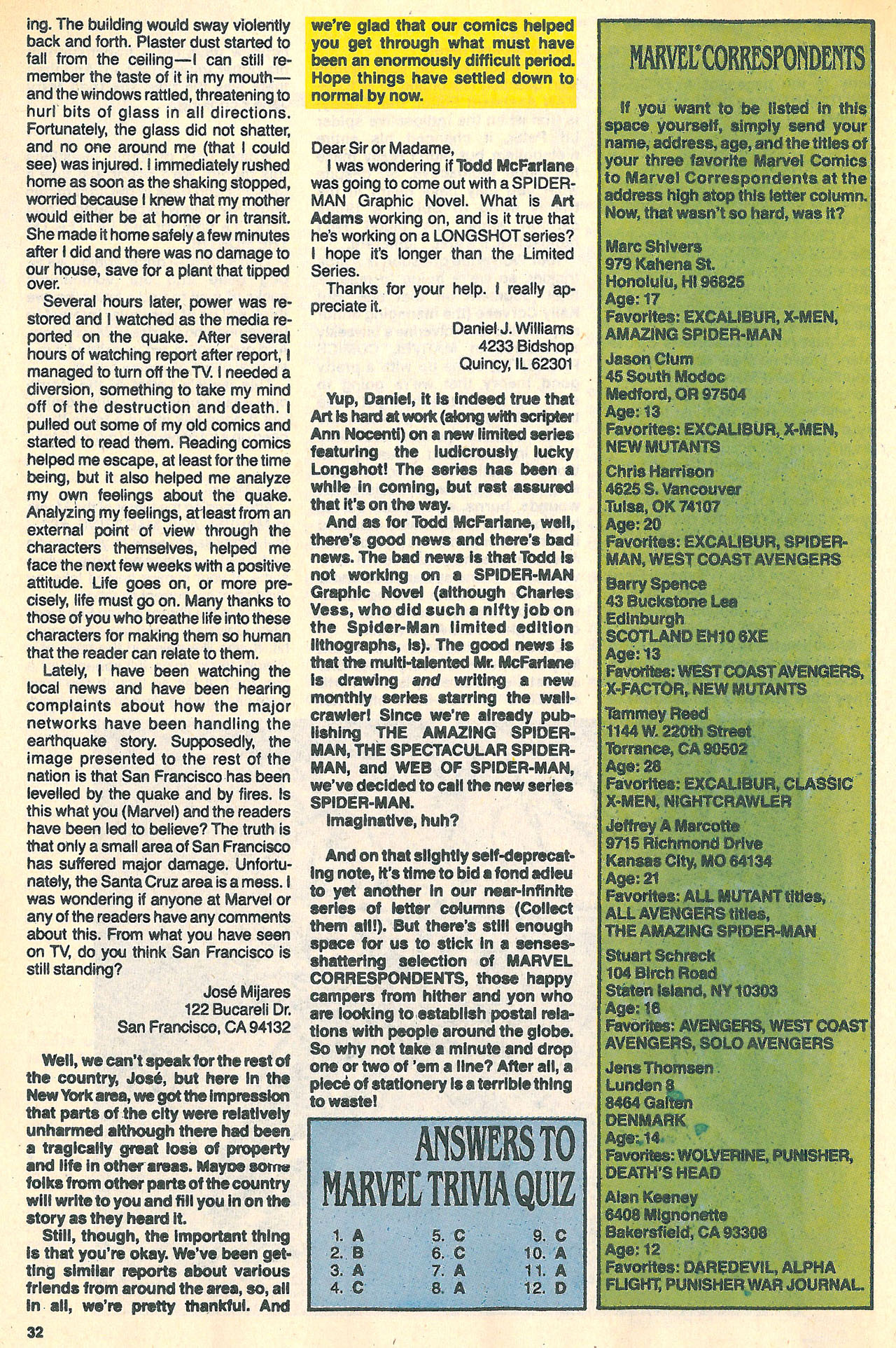 Read online Marvel Age comic -  Issue #87 - 34