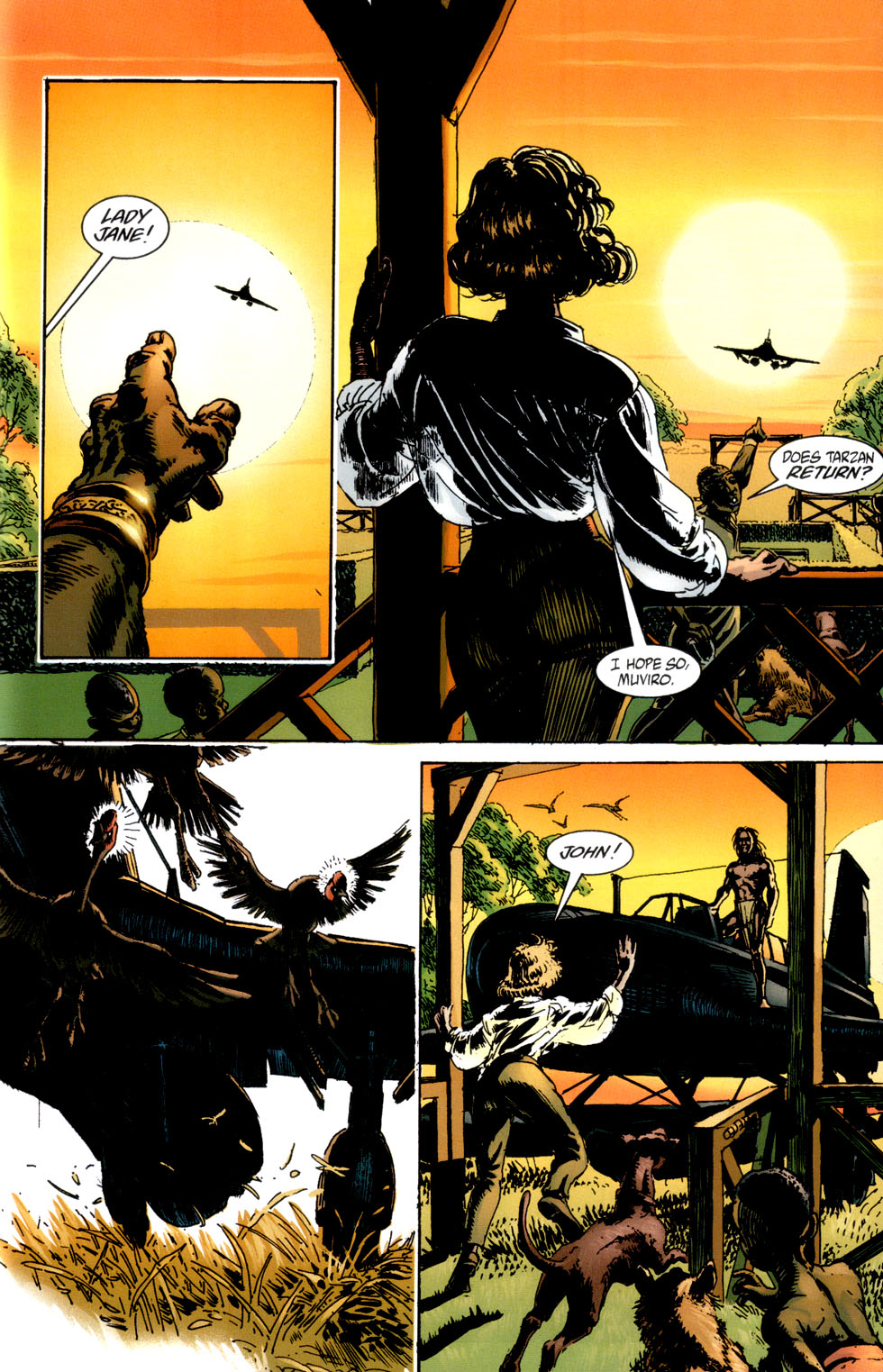 Read online Batman/Tarzan: Claws of the Cat-Woman comic -  Issue #2 - 8