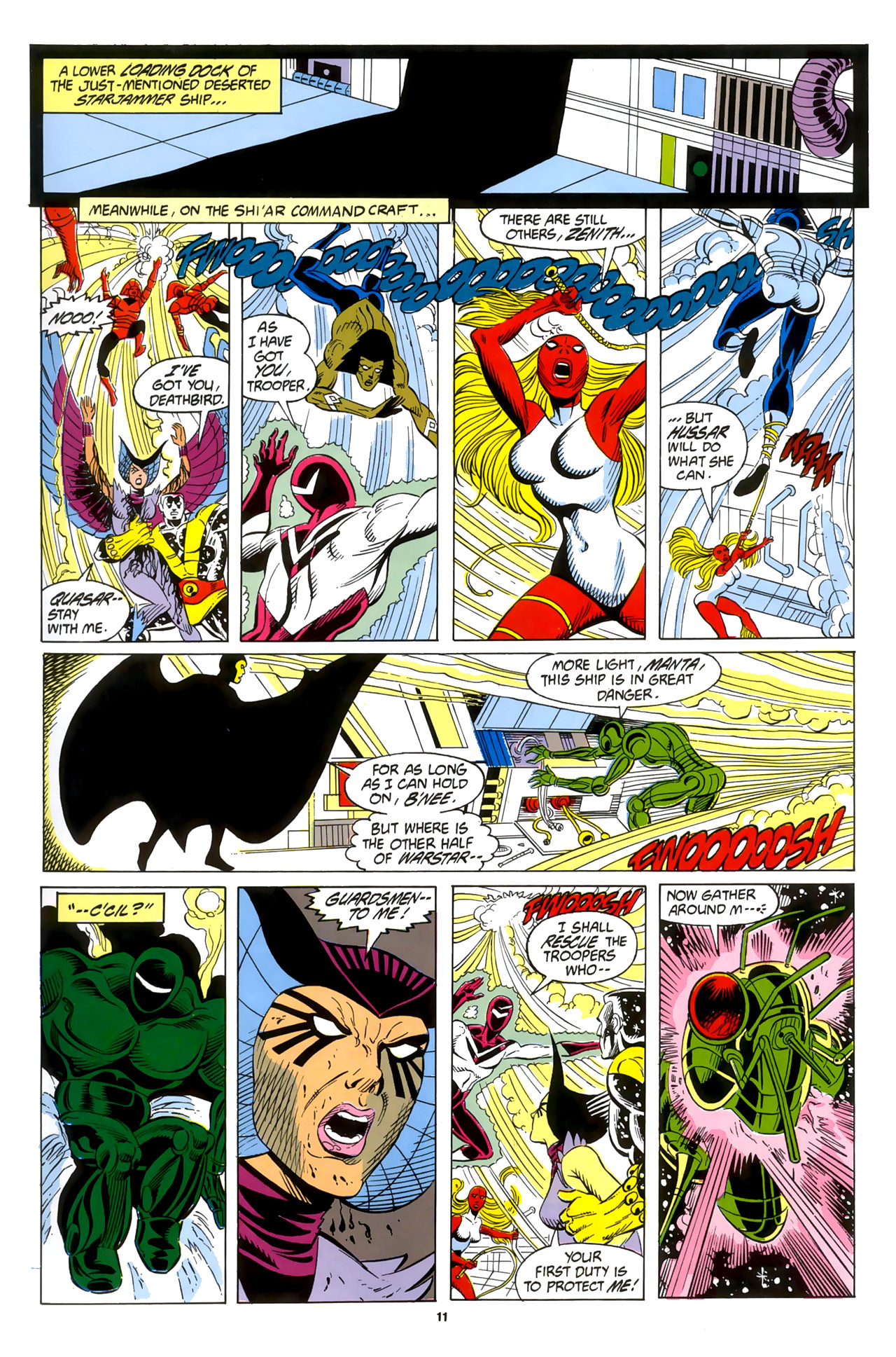 Read online X-Men Spotlight On...Starjammers comic -  Issue #2 - 13