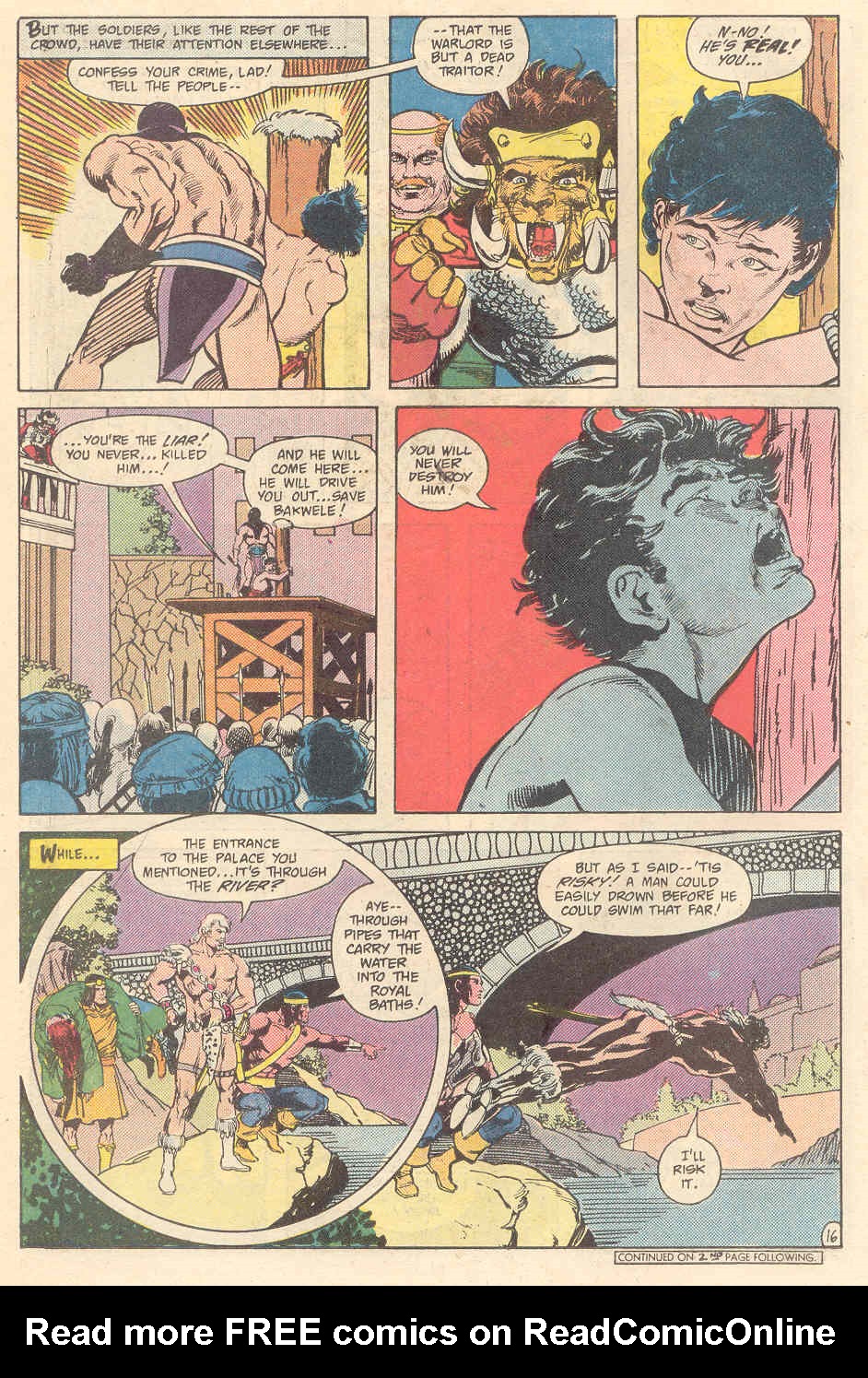 Read online Warlord (1976) comic -  Issue #89 - 16