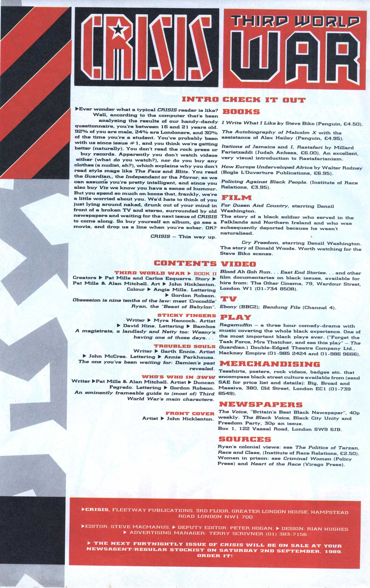 Read online Crisis comic -  Issue #25 - 2