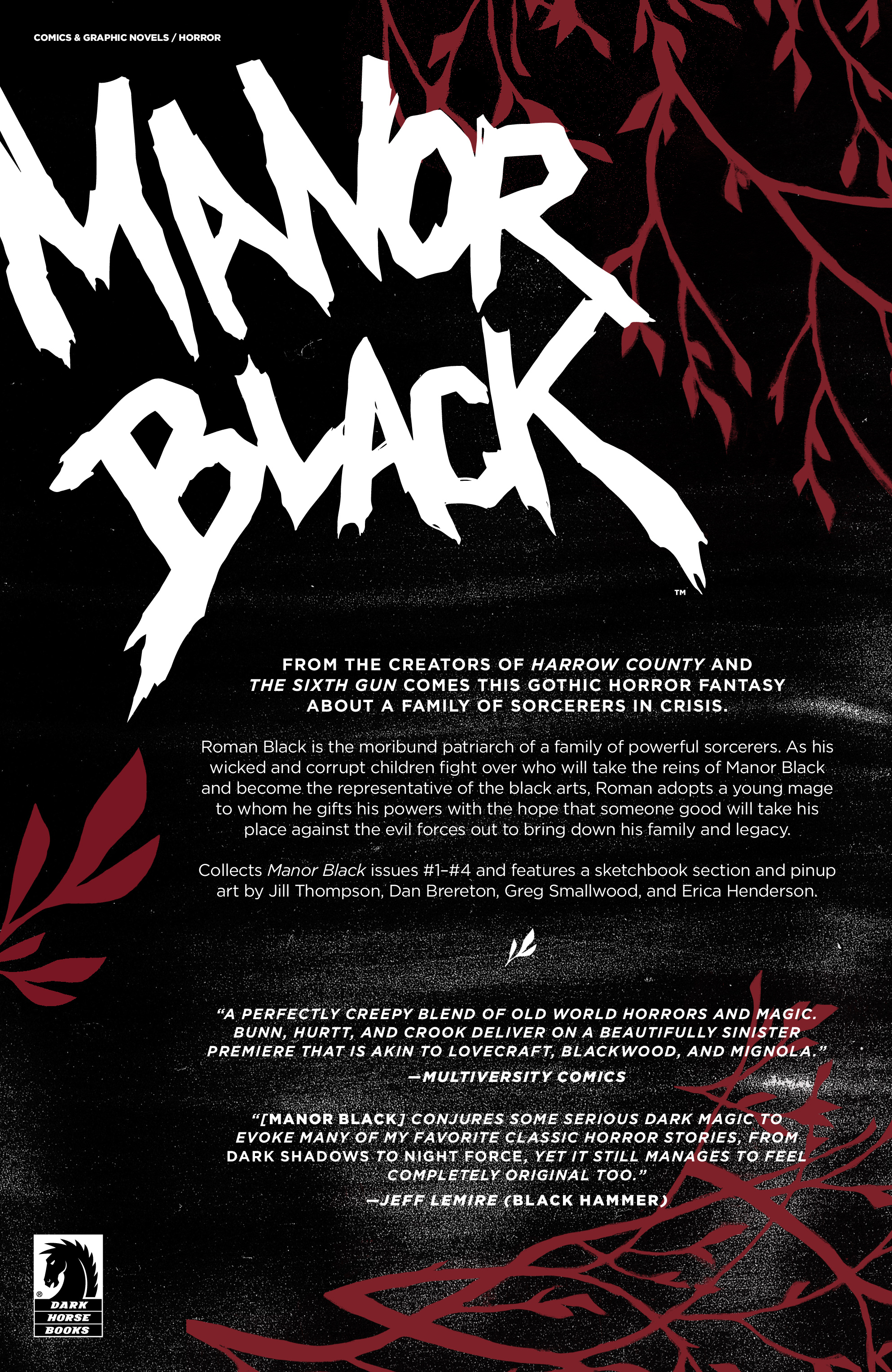 Read online Manor Black comic -  Issue # _TPB - 113