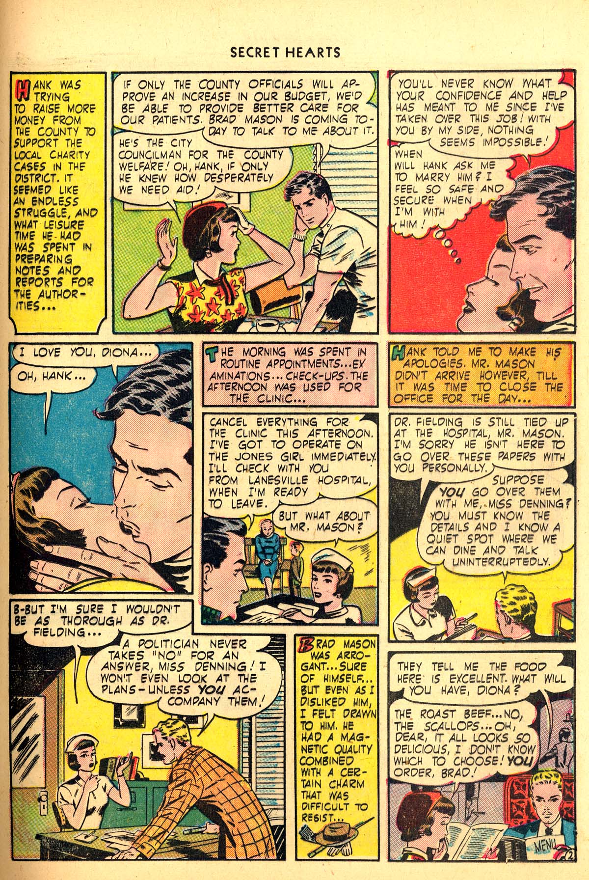 Read online Secret Hearts comic -  Issue #6 - 31