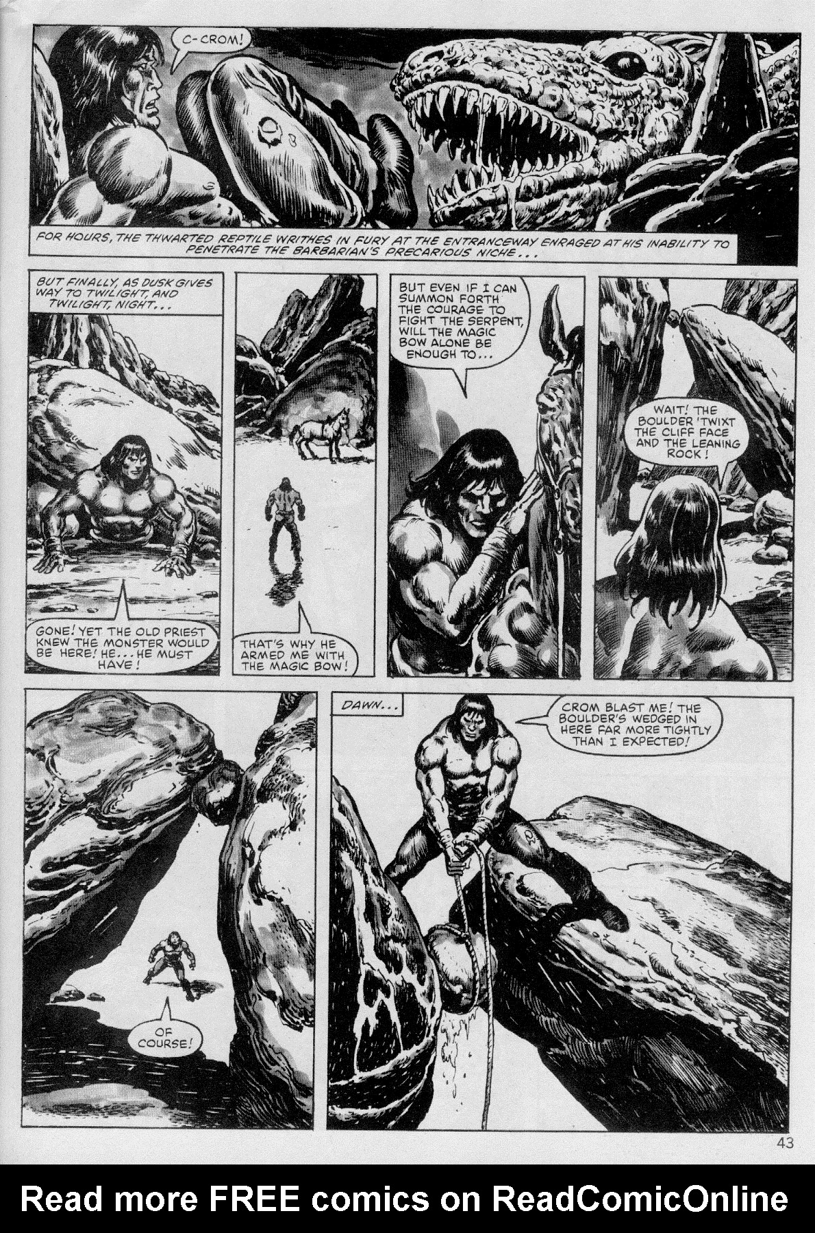 Read online The Savage Sword Of Conan comic -  Issue #102 - 43