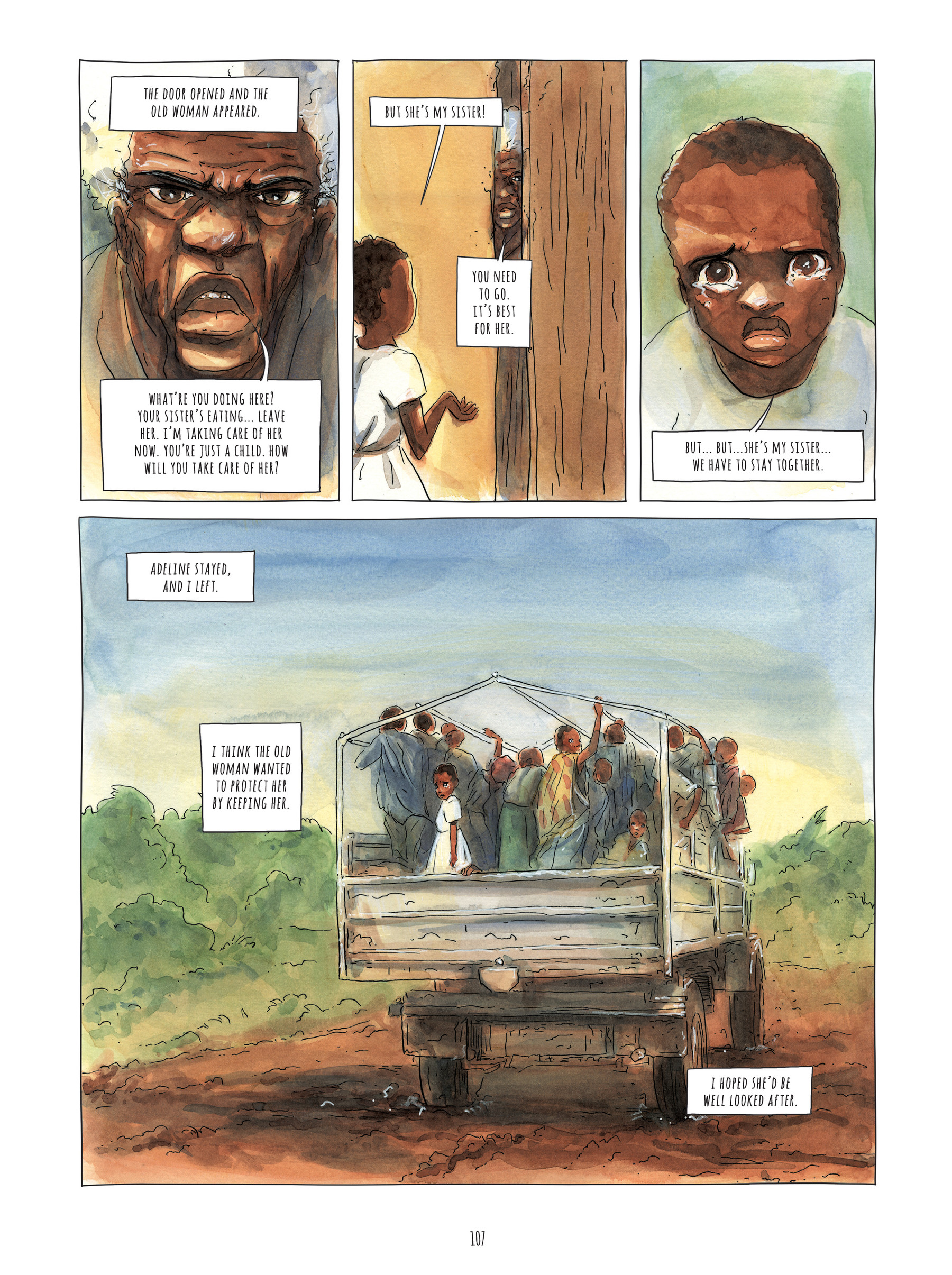 Read online Alice on the Run: One Child's Journey Through the Rwandan Civil War comic -  Issue # TPB - 106