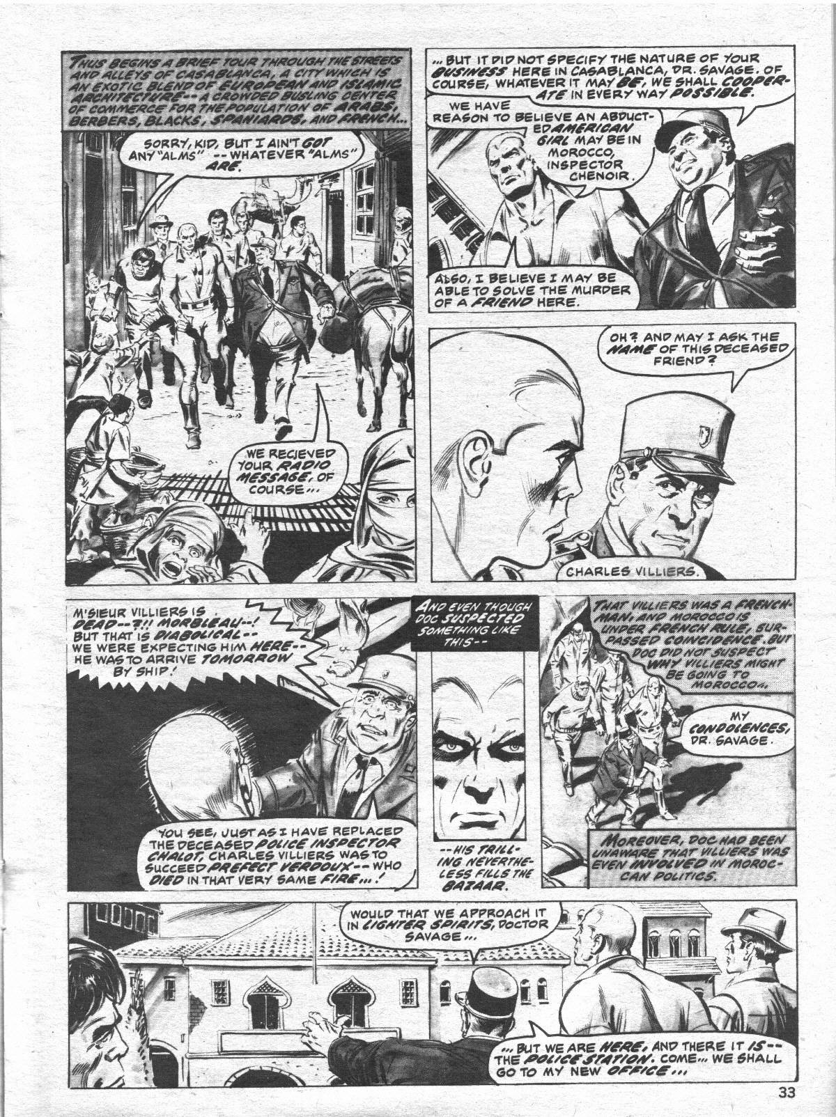 Read online Doc Savage (1975) comic -  Issue #4 - 33