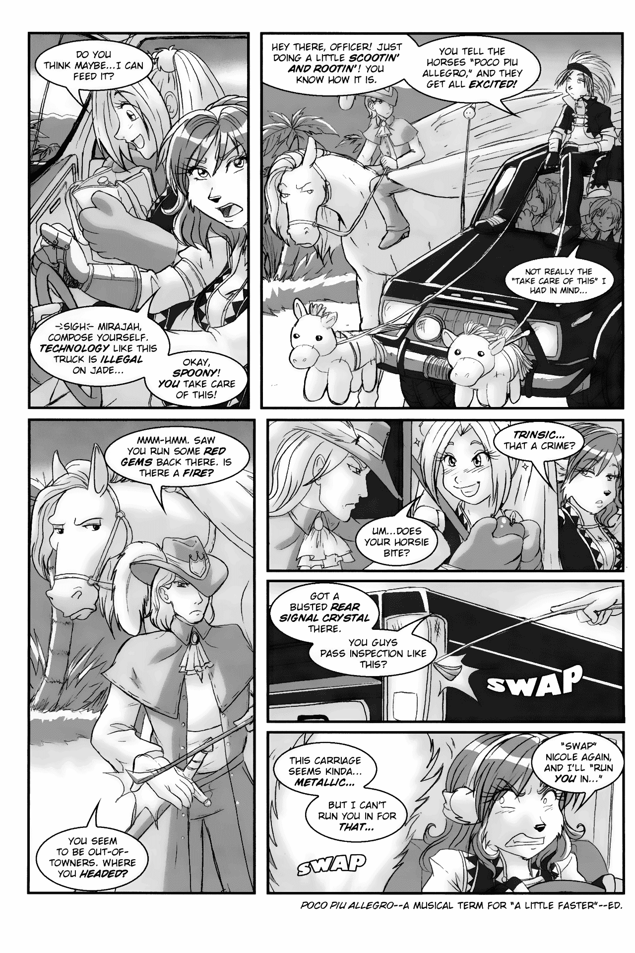 Read online Gold Digger/Ninja High School: Maidens of Twilight comic -  Issue #1 - 7