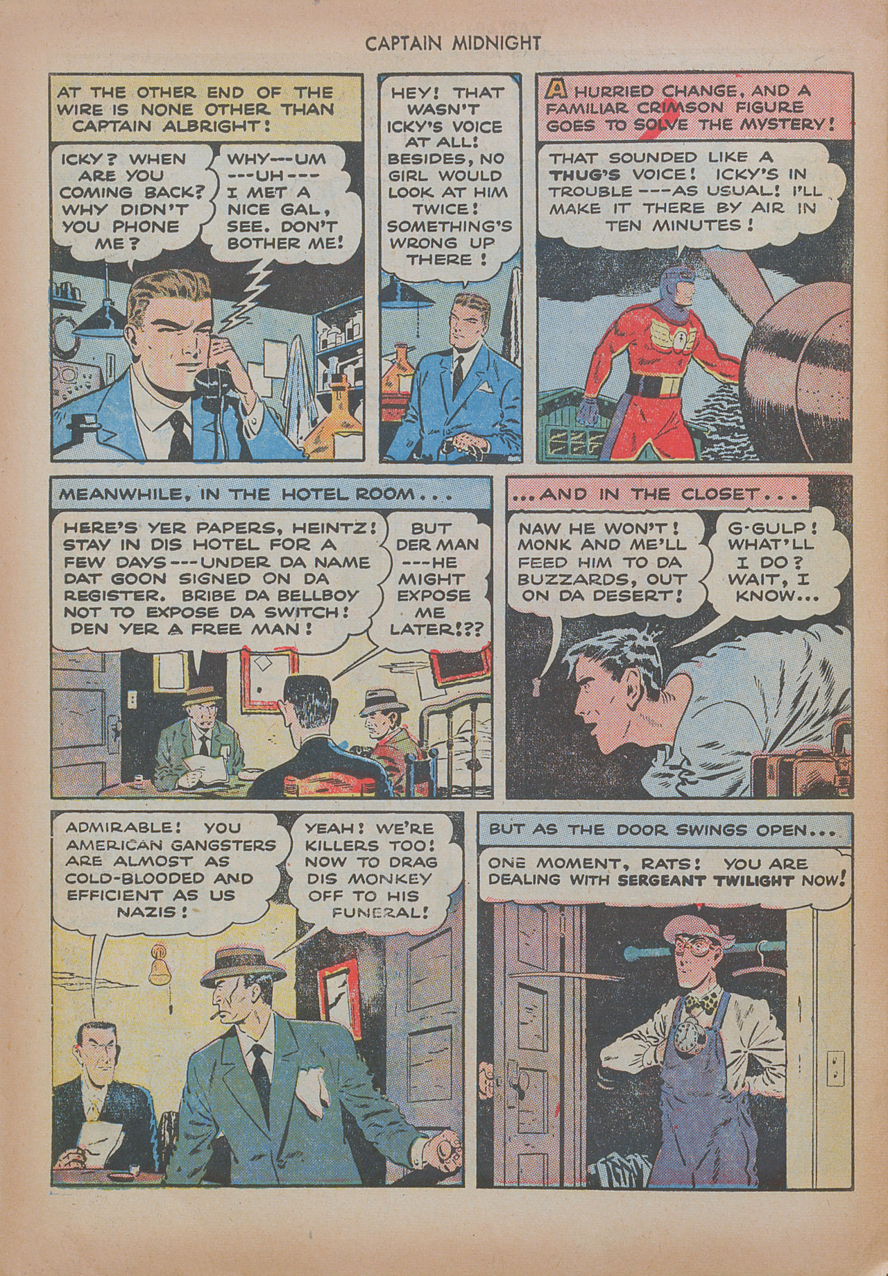 Read online Captain Midnight (1942) comic -  Issue #20 - 30