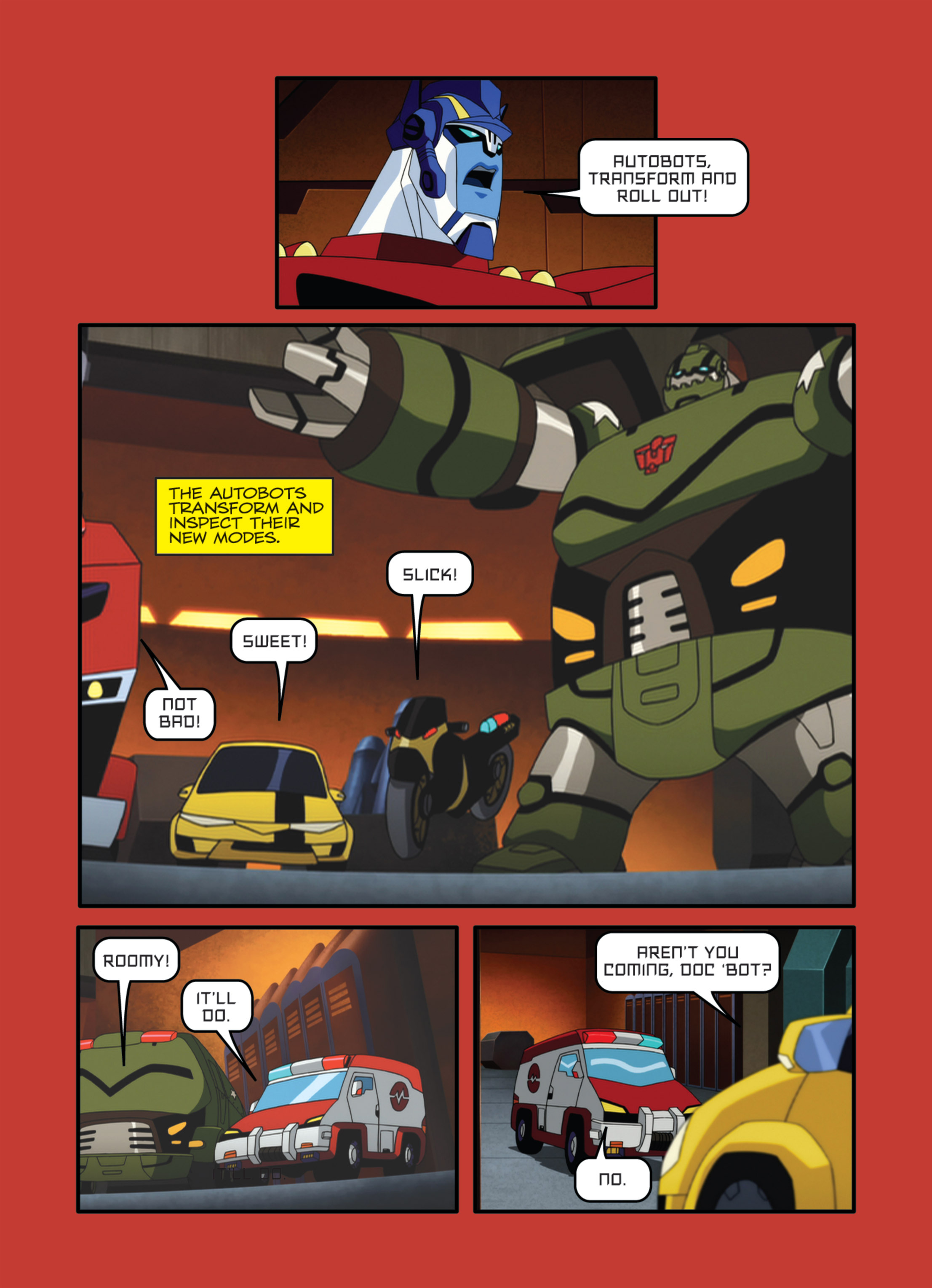 Read online Transformers Animated comic -  Issue #1 - 57