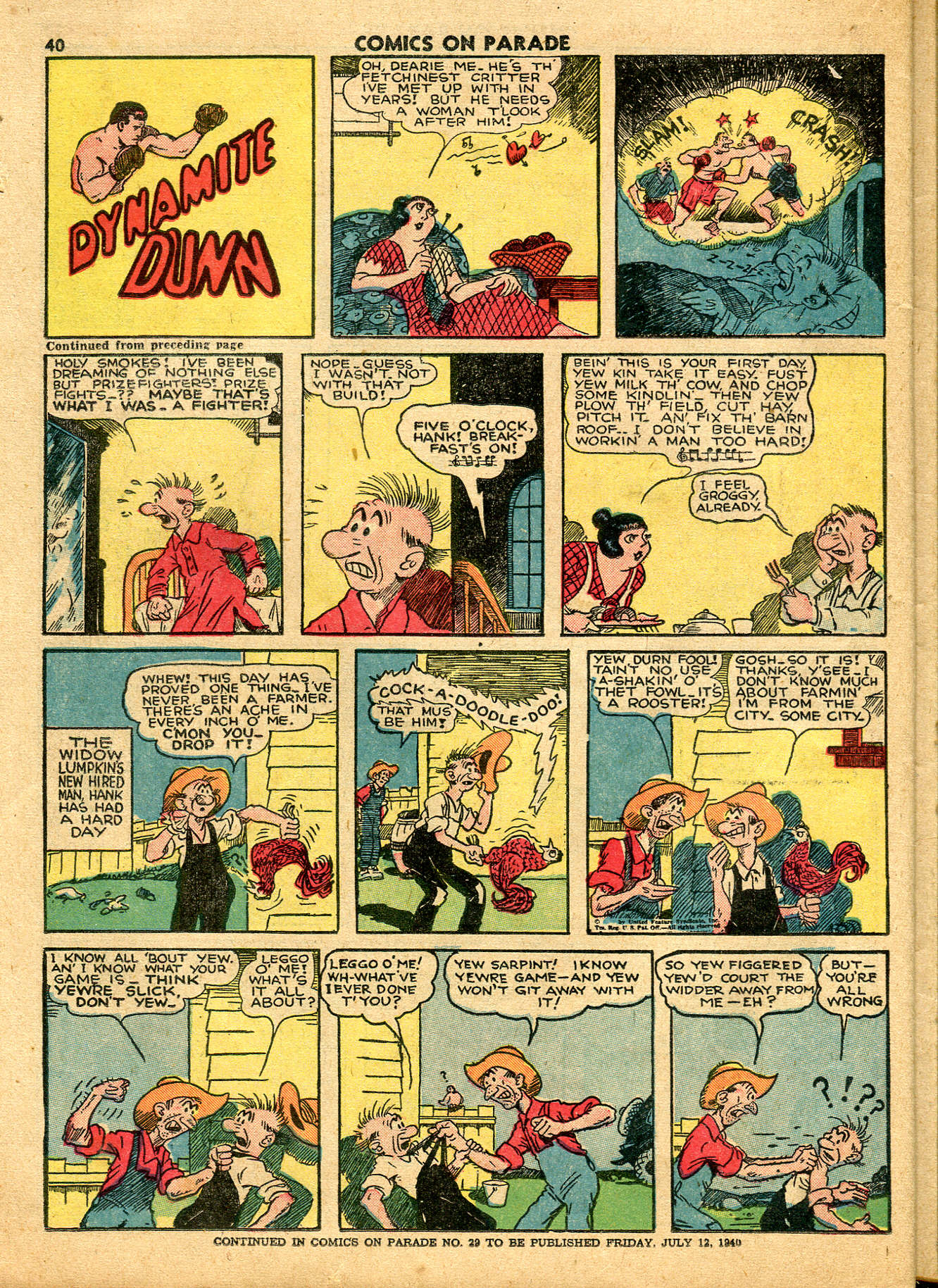 Read online Comics on Parade comic -  Issue #28 - 42