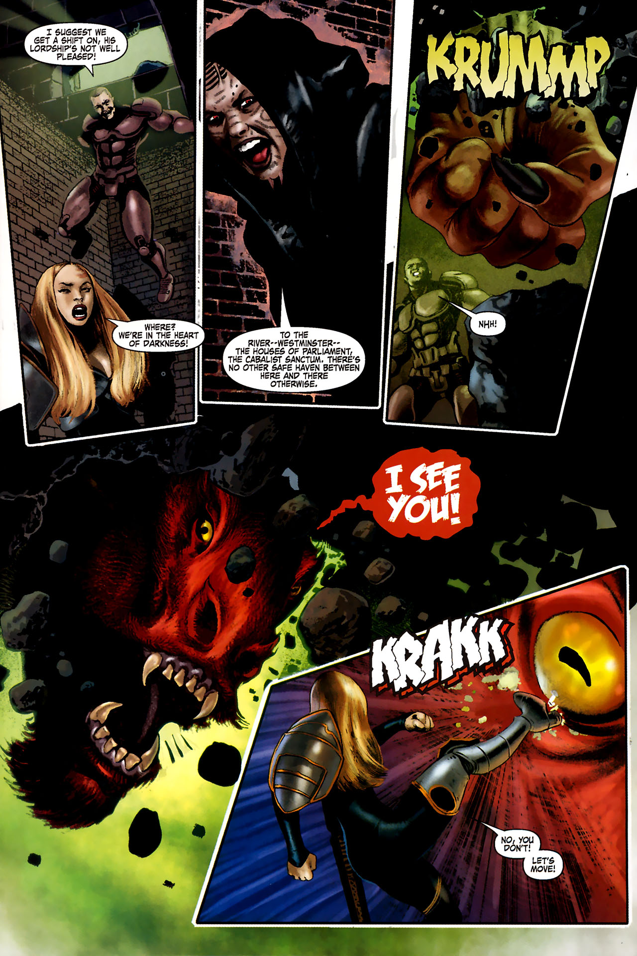 Read online Hellgate: London comic -  Issue #3 - 22