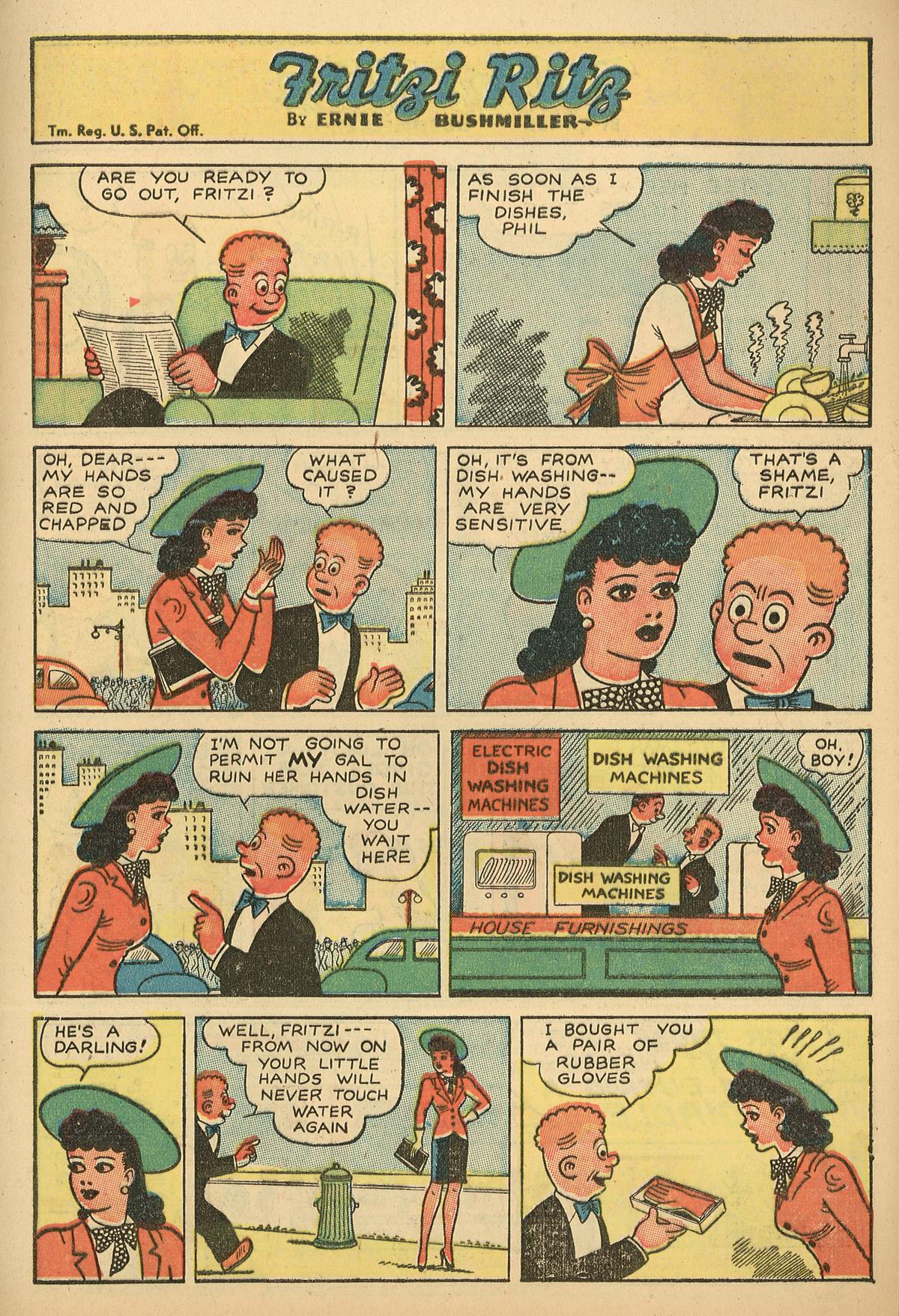 Read online Fritzi Ritz (1953) comic -  Issue #3 - 5