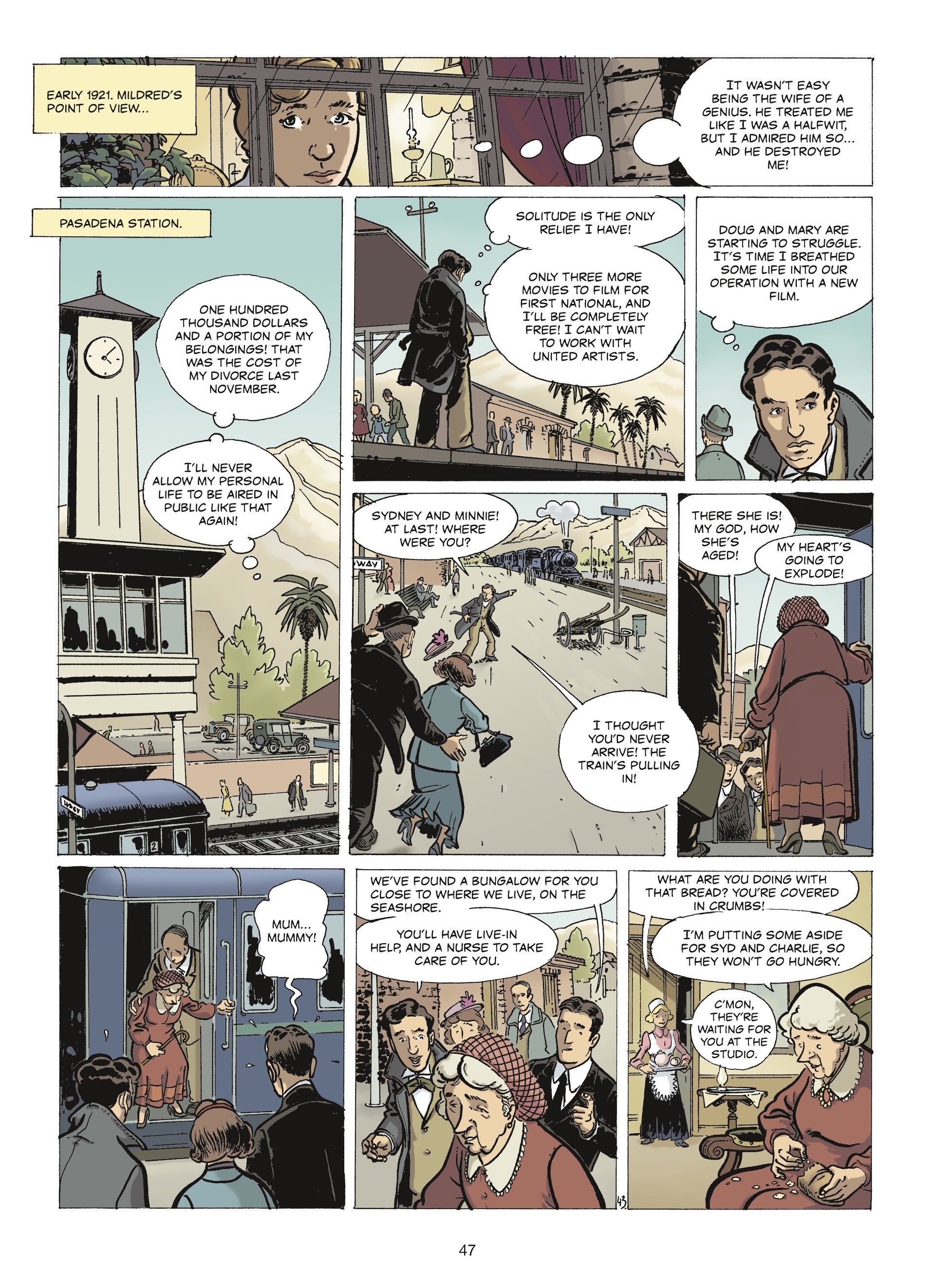 Read online The Stars of History: Charlie Chaplin comic -  Issue # TPB - 45