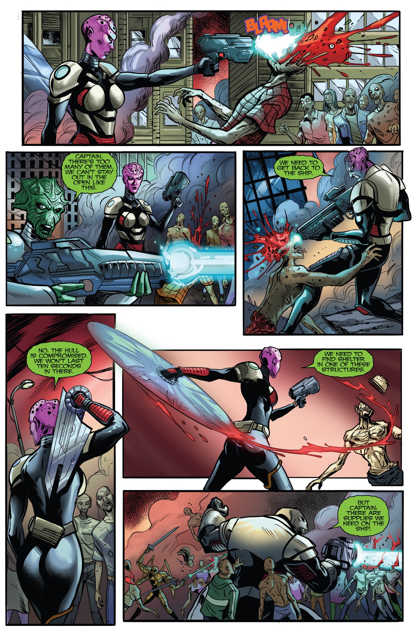 Read online Aliens vs. Zombies comic -  Issue #2 - 7