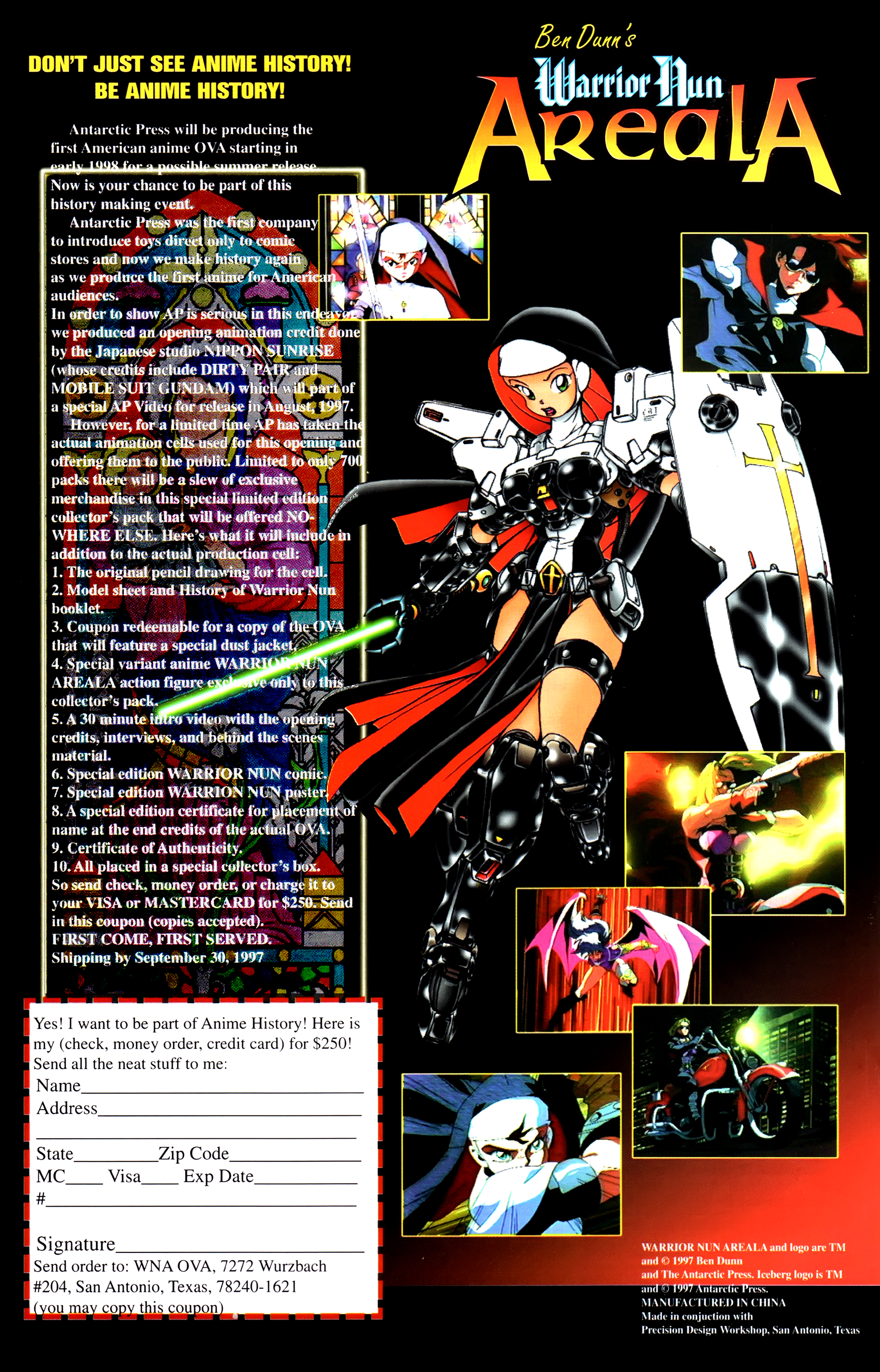 Read online Warrior Nun: Black & White comic -  Issue #4 - 28