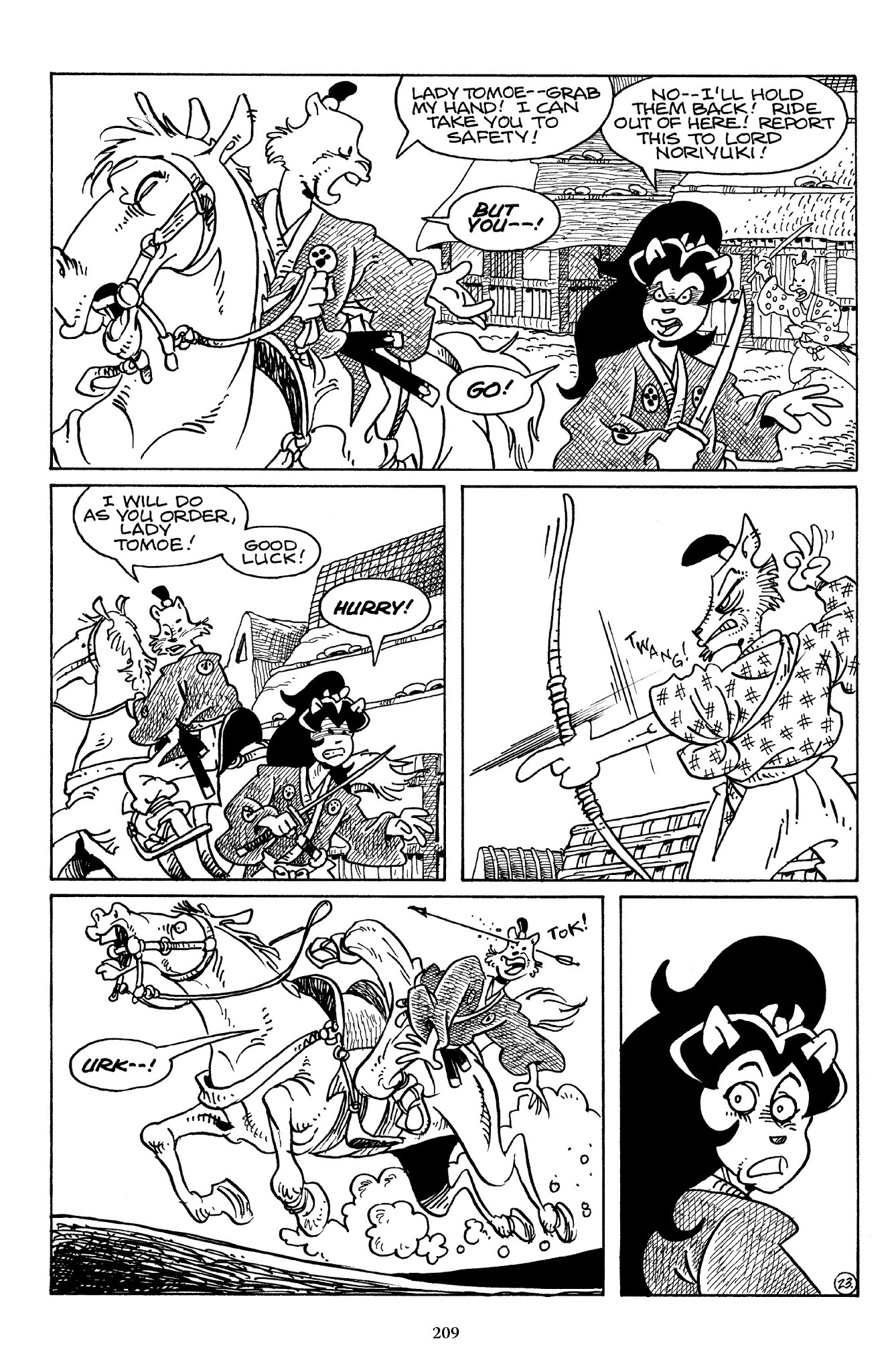 Read online The Usagi Yojimbo Saga comic -  Issue # TPB 5 - 206