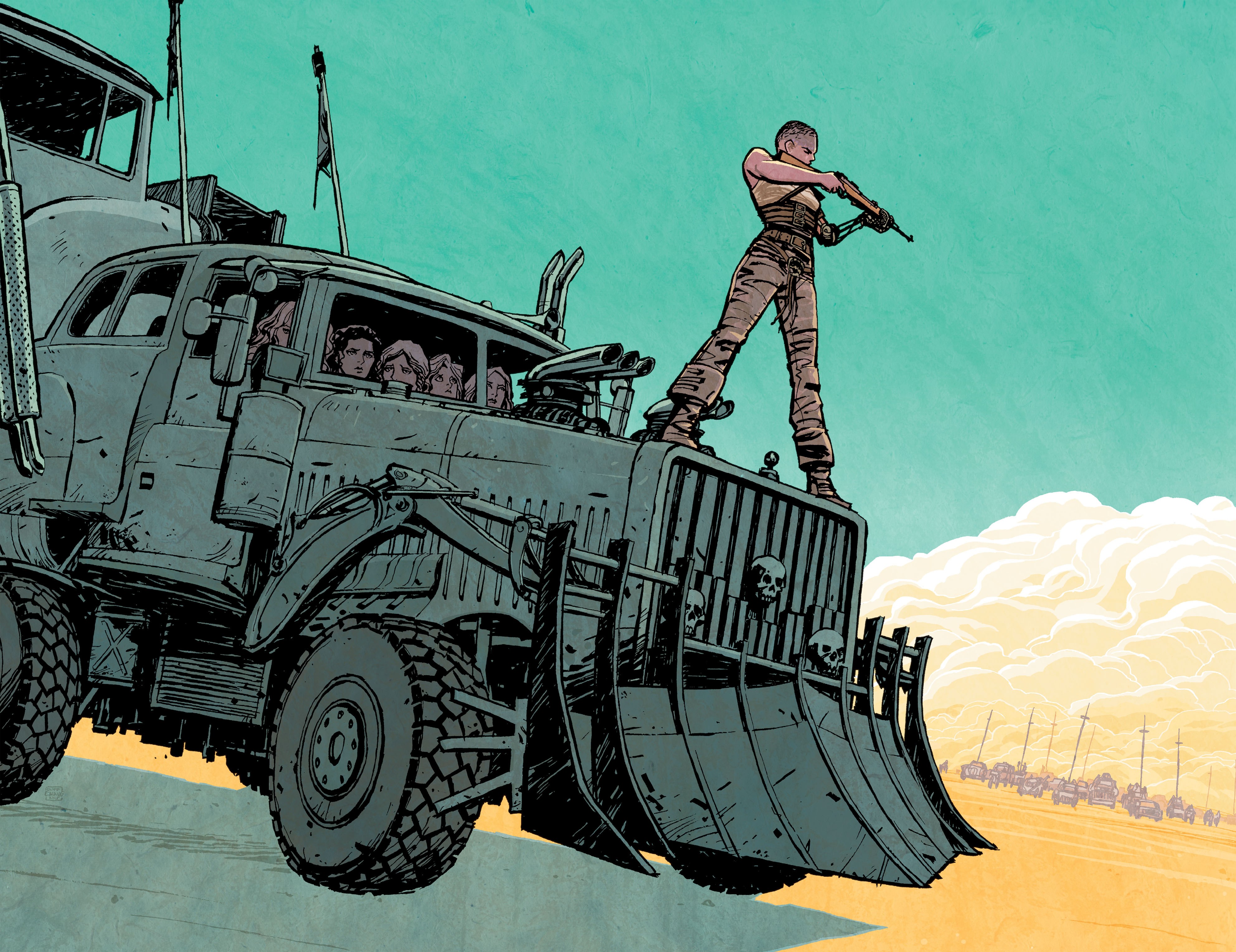 Read online Mad Max: Fury Road Inspired Artists Deluxe Edition comic -  Issue # TPB - 37