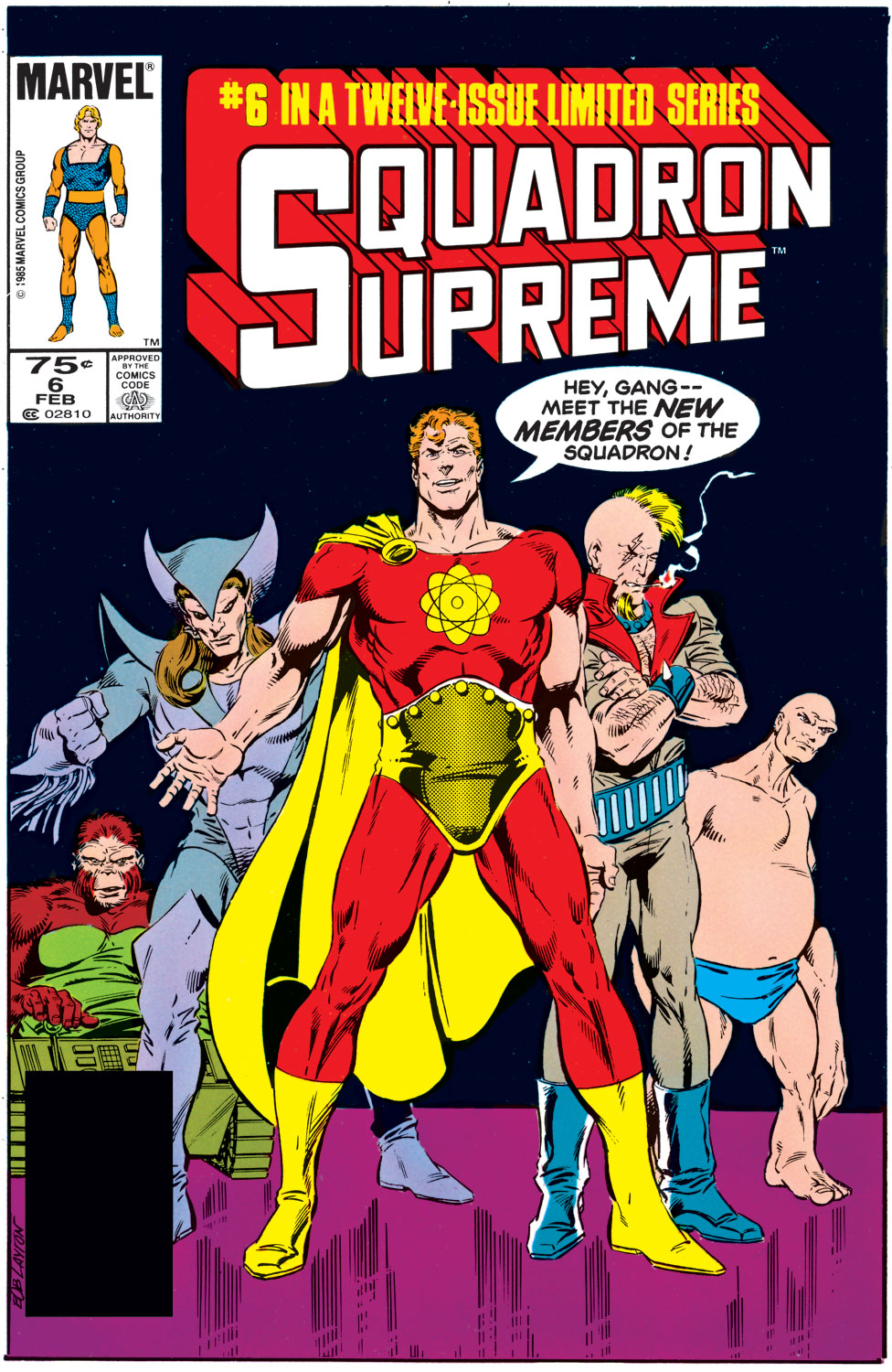 Read online Squadron Supreme (1985) comic -  Issue #6 - 1