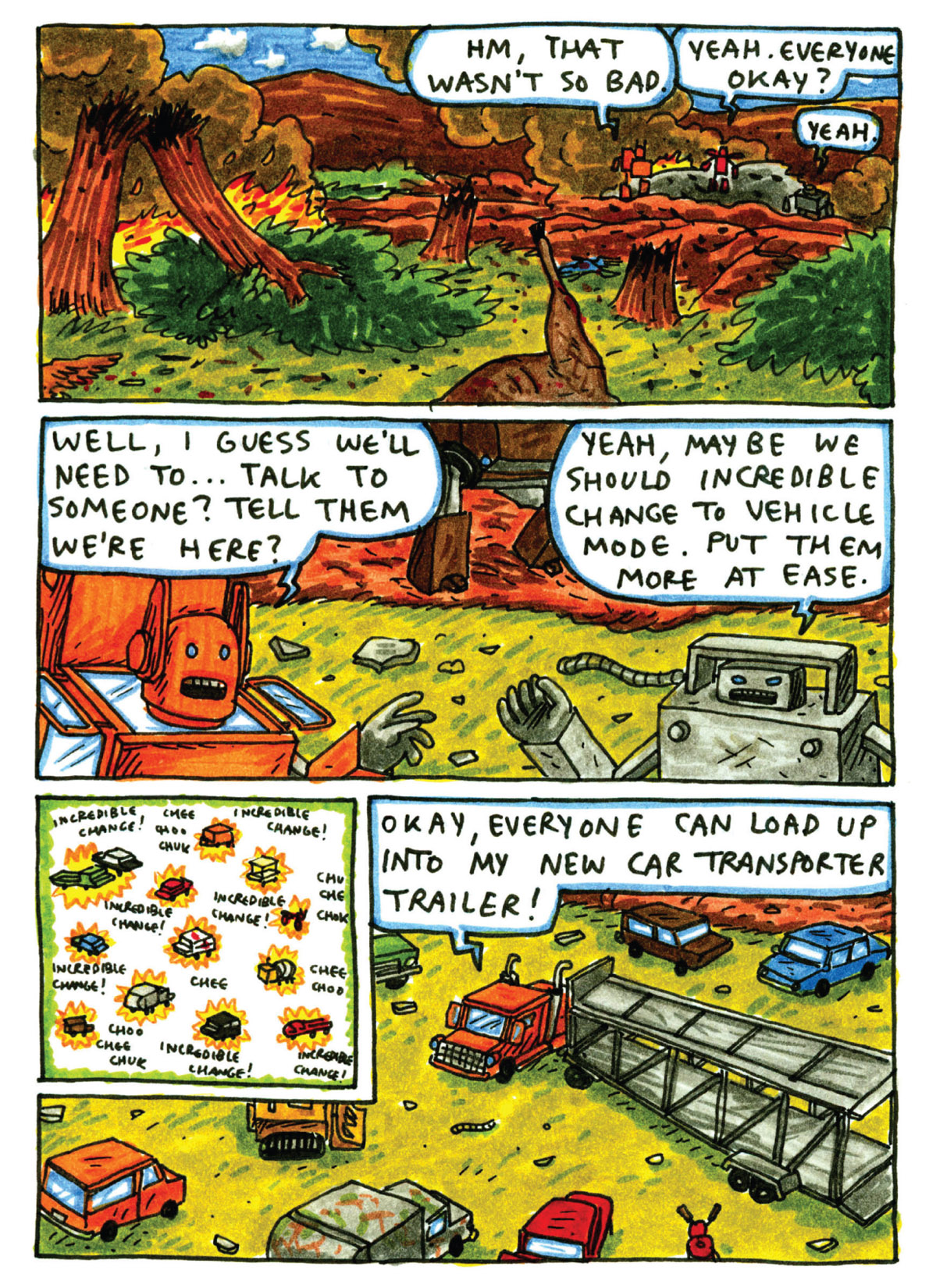 Read online Incredible Change-Bots comic -  Issue # TPB 2 - 55