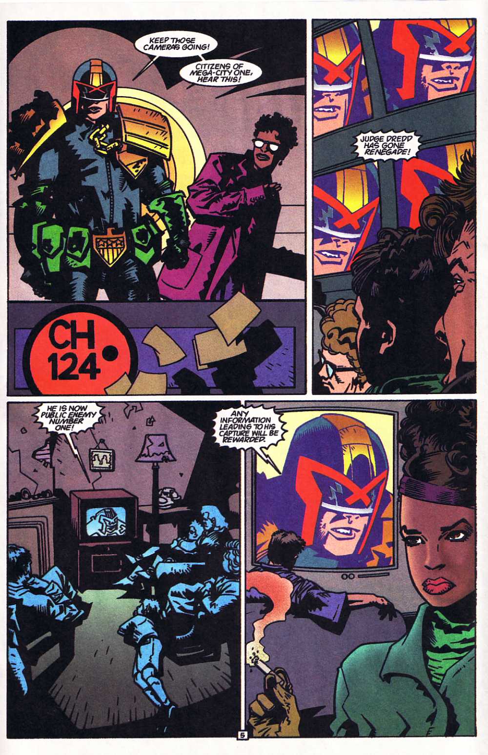 Read online Judge Dredd: Legends of the Law comic -  Issue #9 - 5