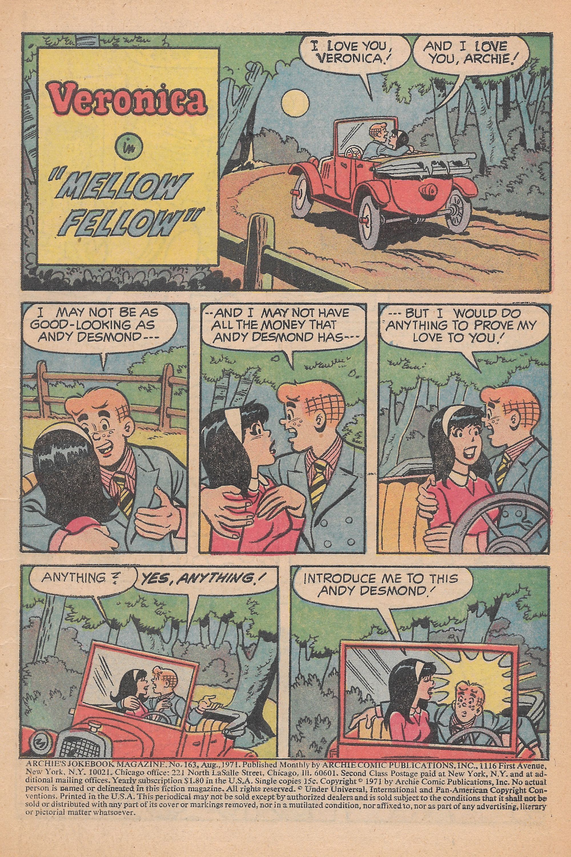 Read online Archie's Joke Book Magazine comic -  Issue #163 - 3