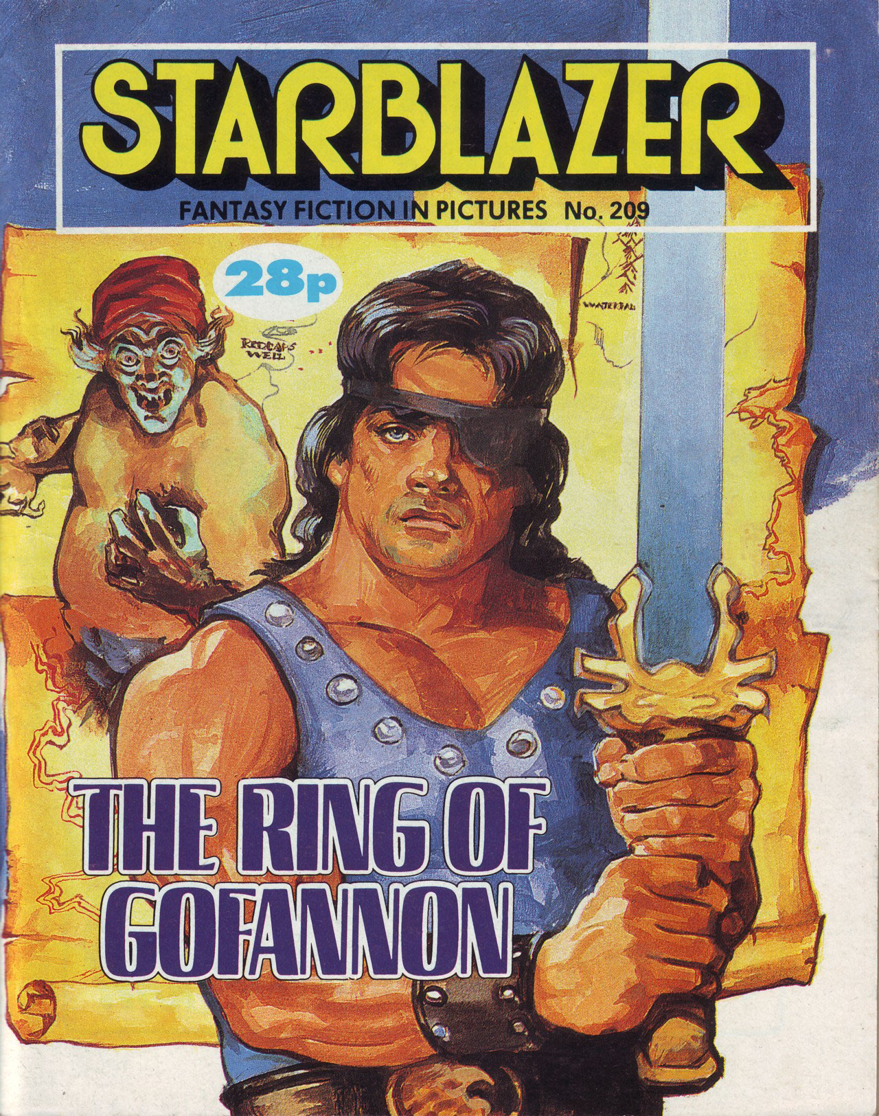 Read online Starblazer comic -  Issue #209 - 1