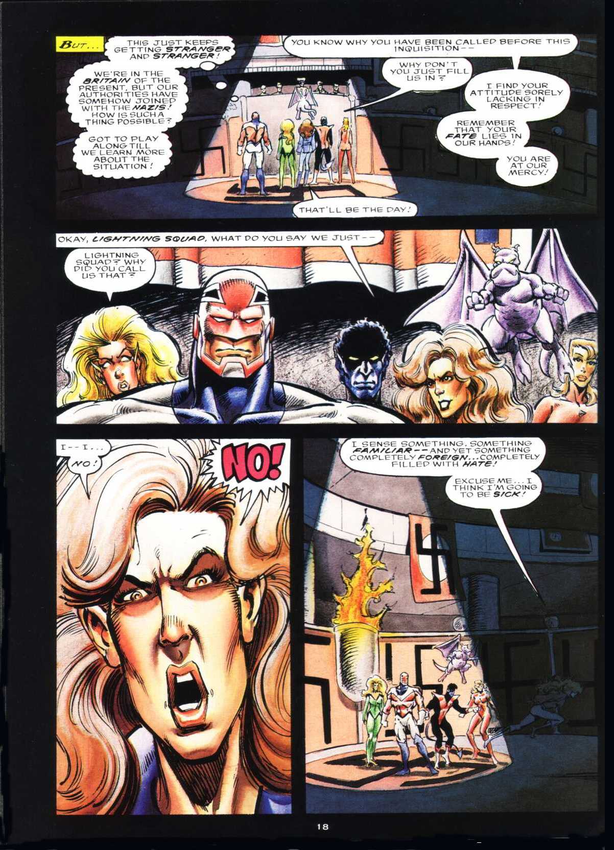 Read online Marvel Graphic Novel comic -  Issue #66 - Excalibur - Weird War III - 18