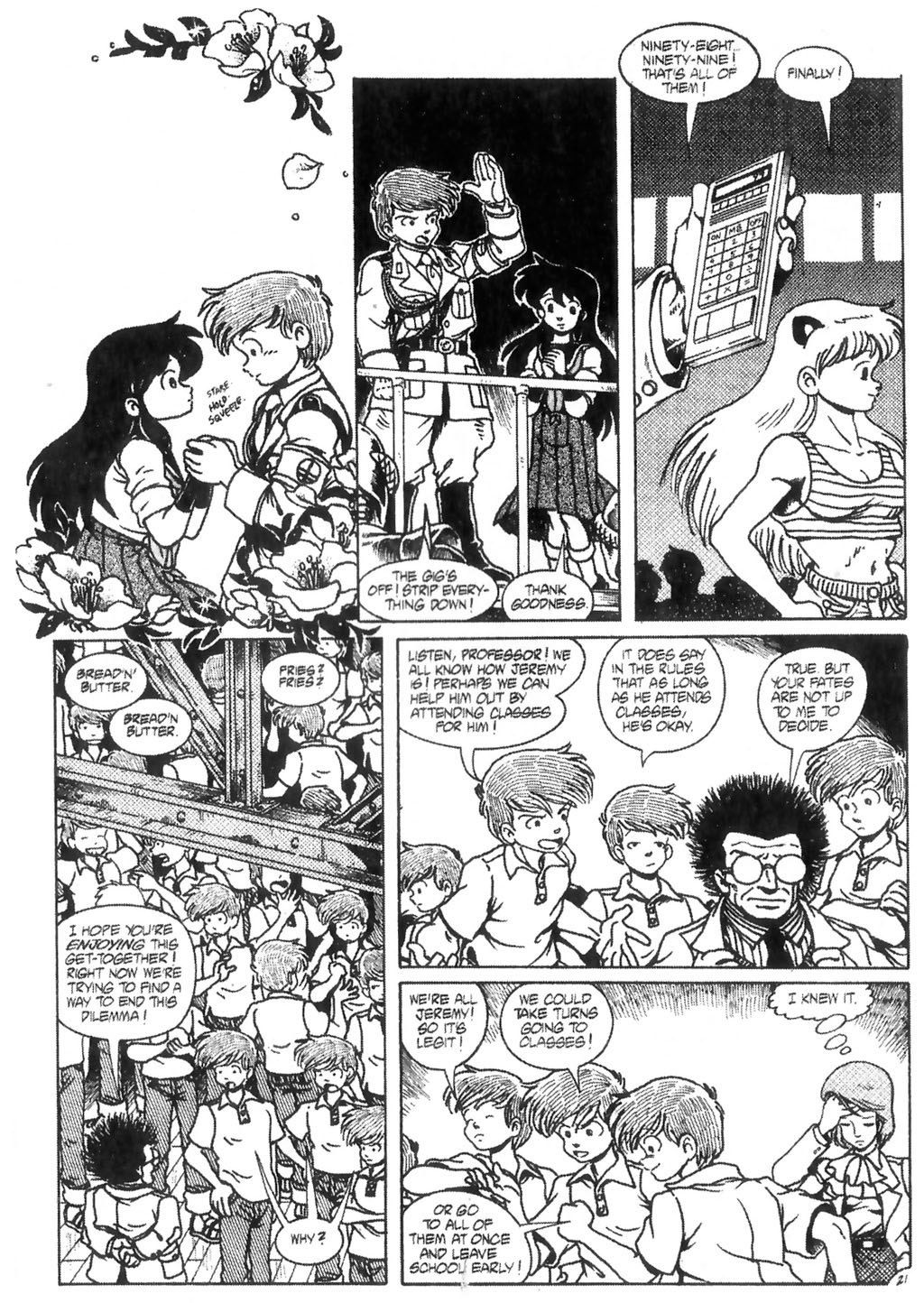 Read online Ninja High School (1986) comic -  Issue #21 - 22