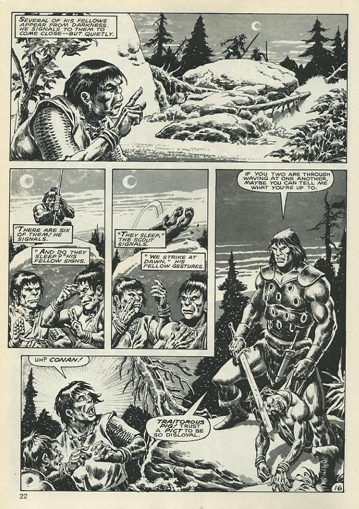 Read online The Savage Sword Of Conan comic -  Issue #137 - 23