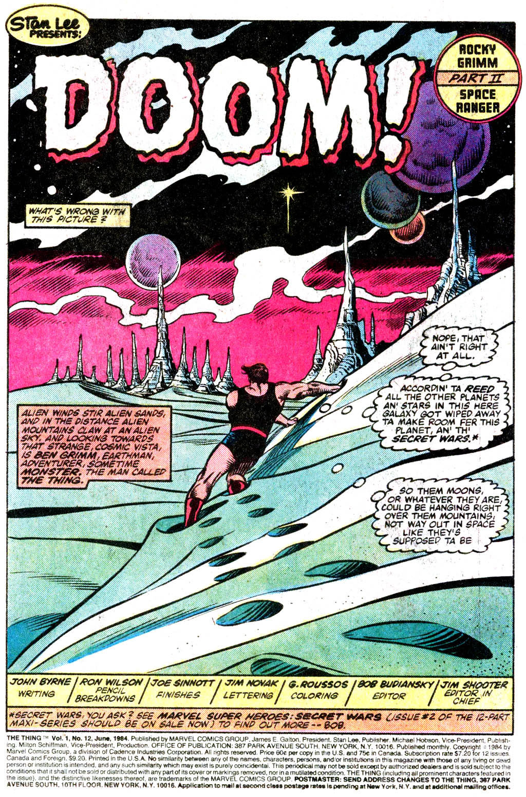 Read online The Thing comic -  Issue #12 - 2