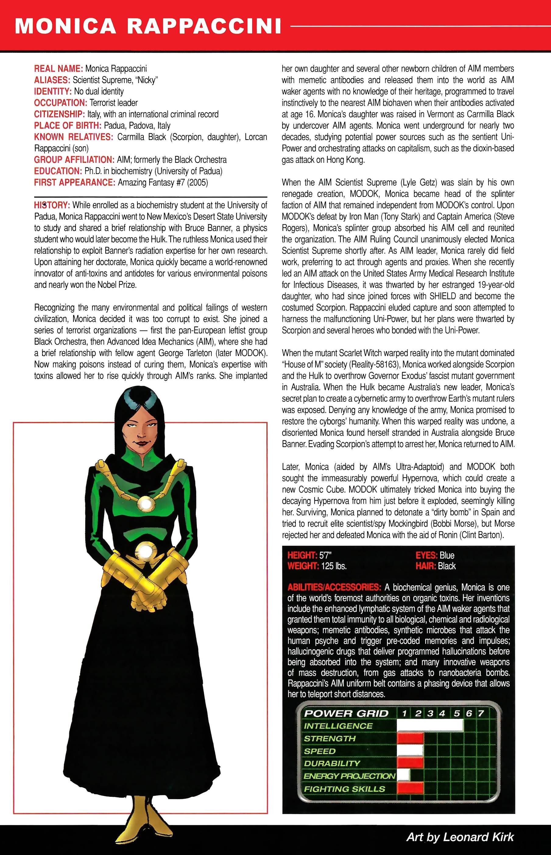 Read online Official Handbook of the Marvel Universe A to Z comic -  Issue # TPB 9 (Part 2) - 24