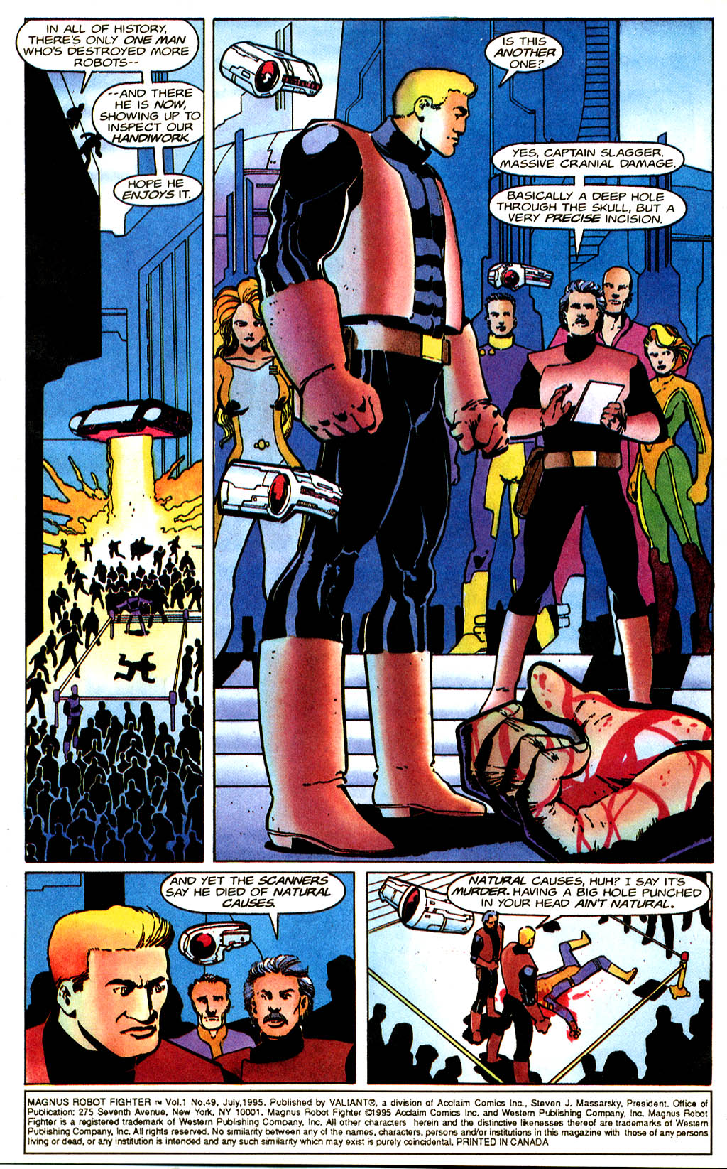 Read online Magnus Robot Fighter (1991) comic -  Issue #49 - 6