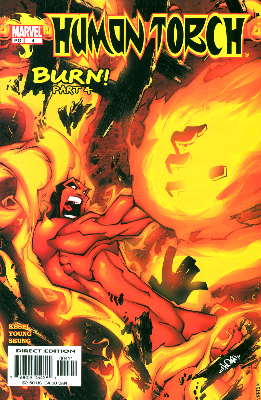 Read online Human Torch comic -  Issue #4 - 1