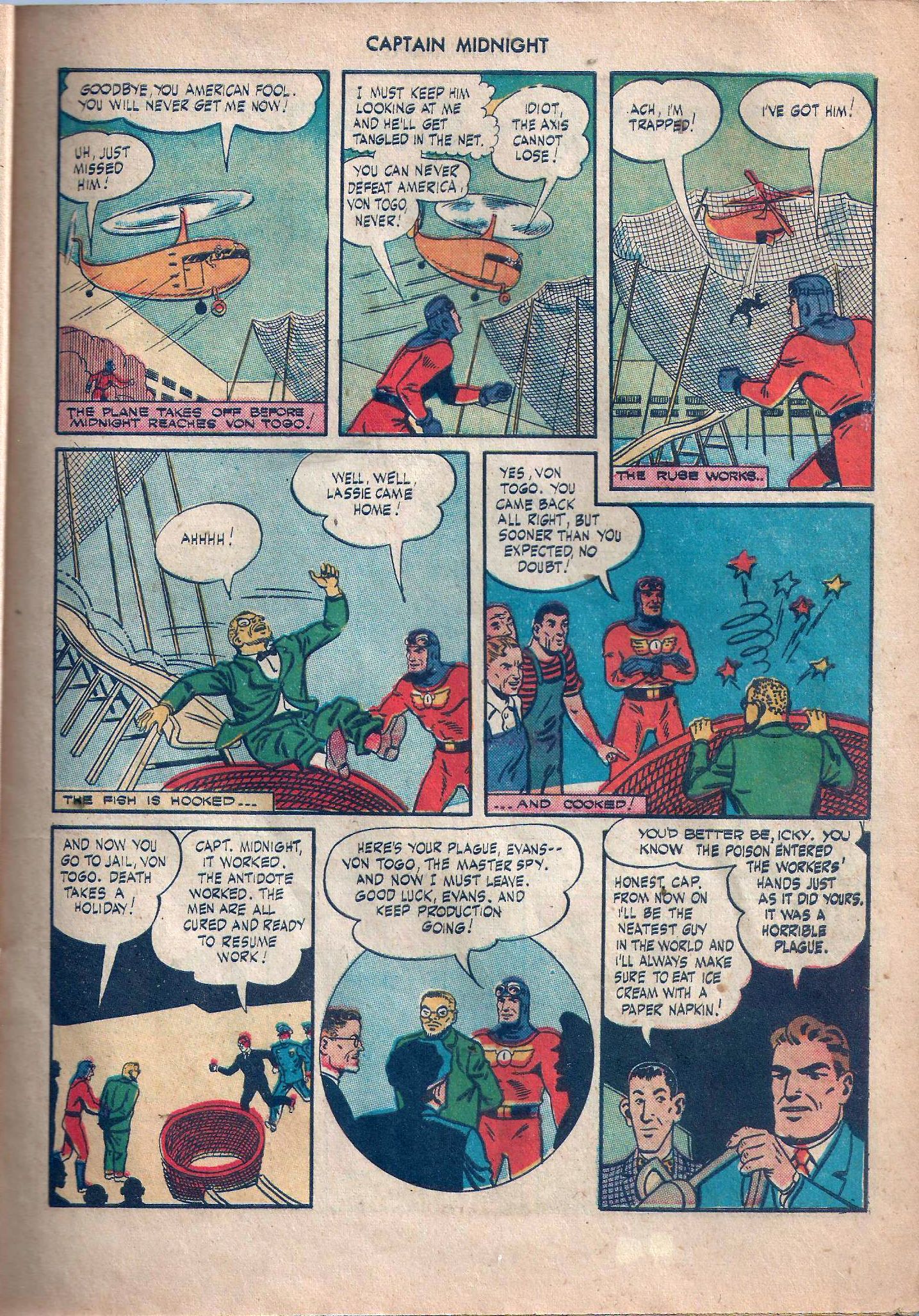 Read online Captain Midnight (1942) comic -  Issue #47 - 21