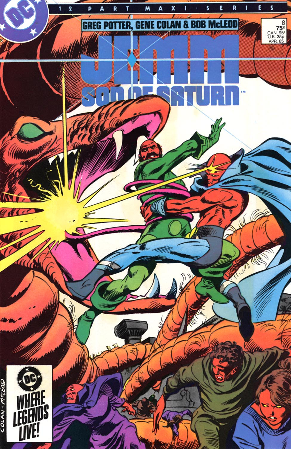 Read online Jemm, Son of Saturn comic -  Issue #8 - 1
