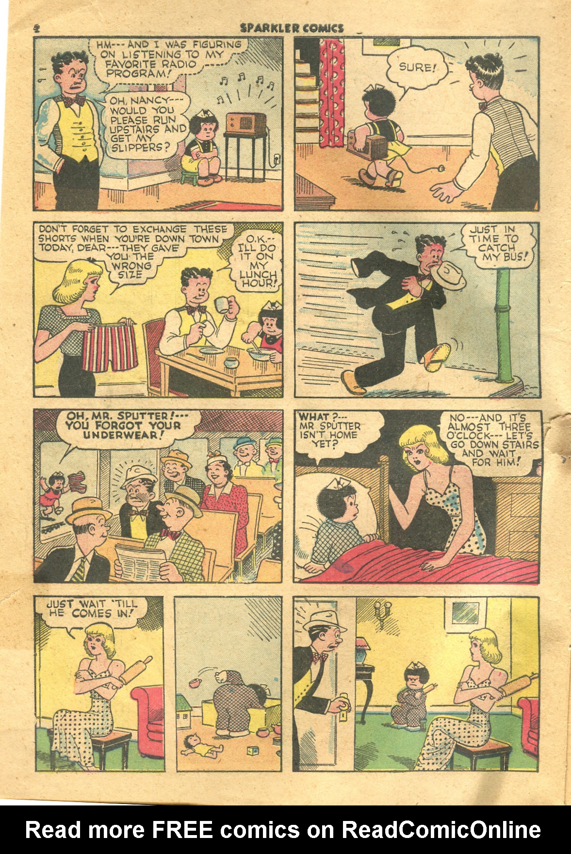 Read online Sparkler Comics comic -  Issue #24 - 4