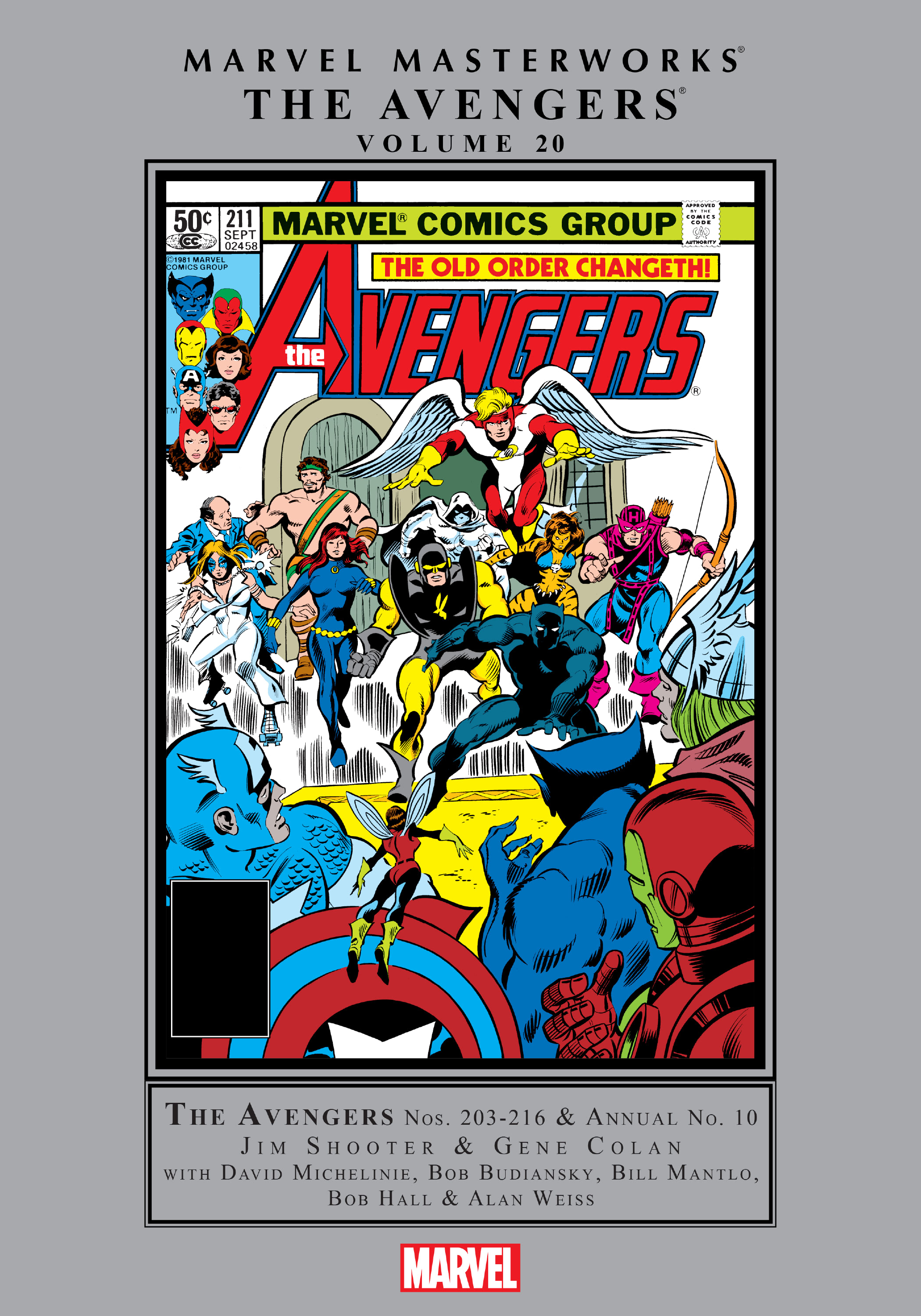 Read online Marvel Masterworks: The Avengers comic -  Issue # TPB 20 (Part 1) - 1