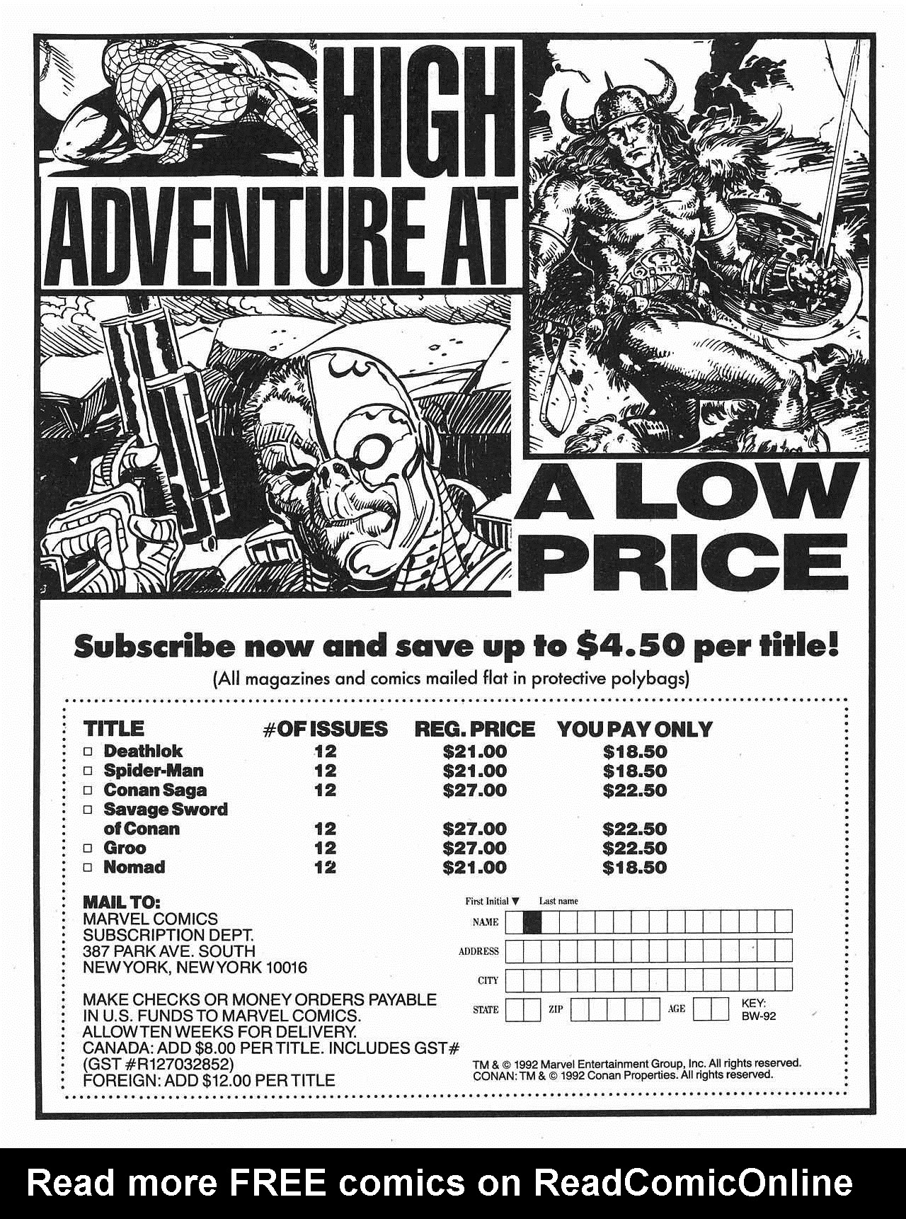 Read online The Savage Sword Of Conan comic -  Issue #209 - 63