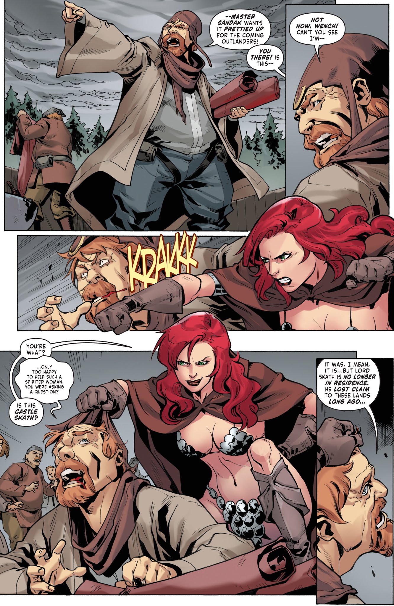 Read online Red Sonja Vol. 4 comic -  Issue #18 - 19